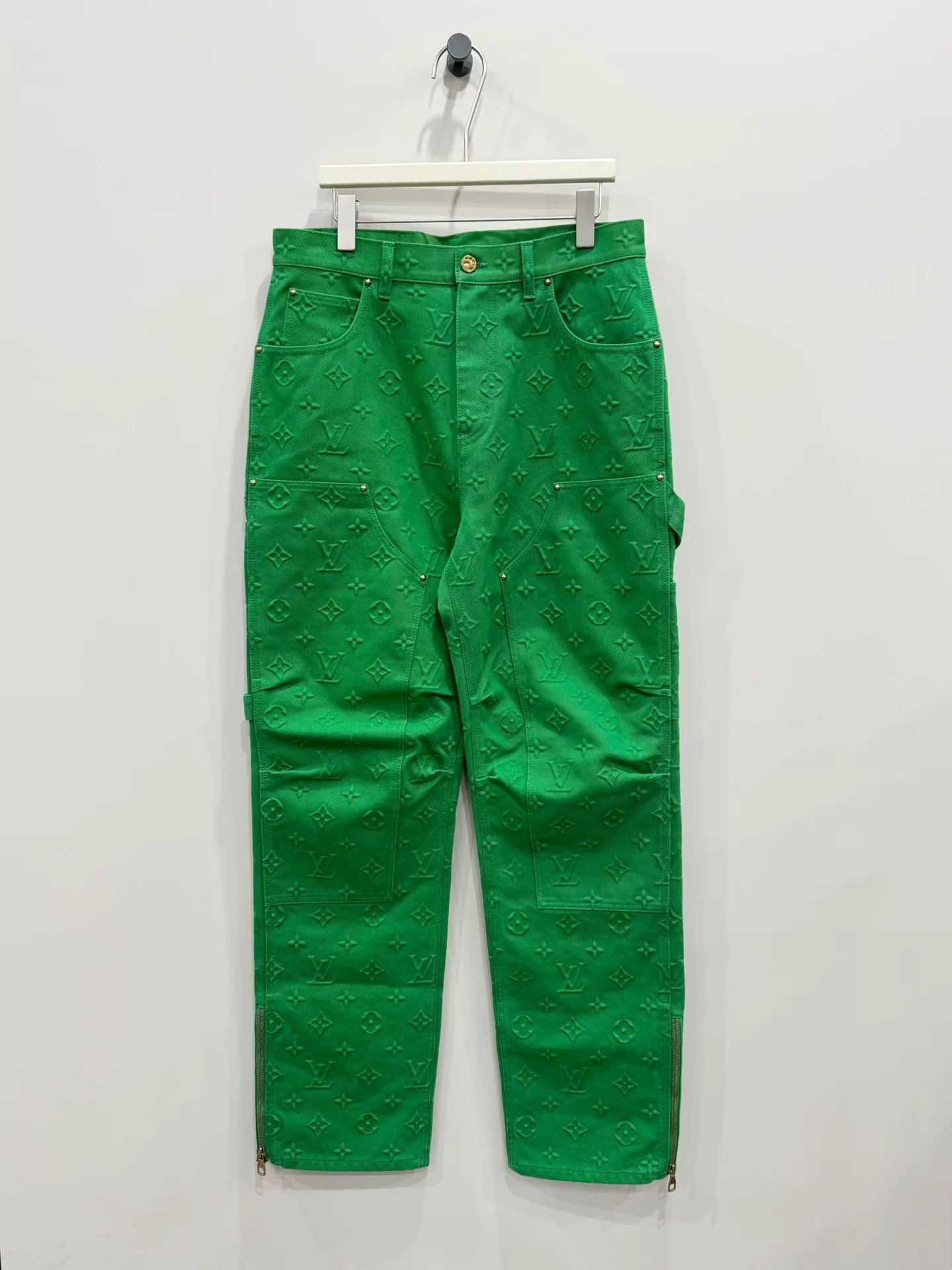 Louis Vuitton louis vuitton green carpenter pants size 32 Size US 32 / EU 48 - 1 Thumbnail