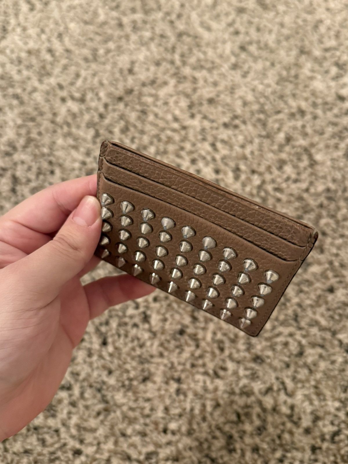 Christian Louboutin Christian Louboutin Card Wallet ‘Brown’ Size ONE SIZE - 4 Thumbnail