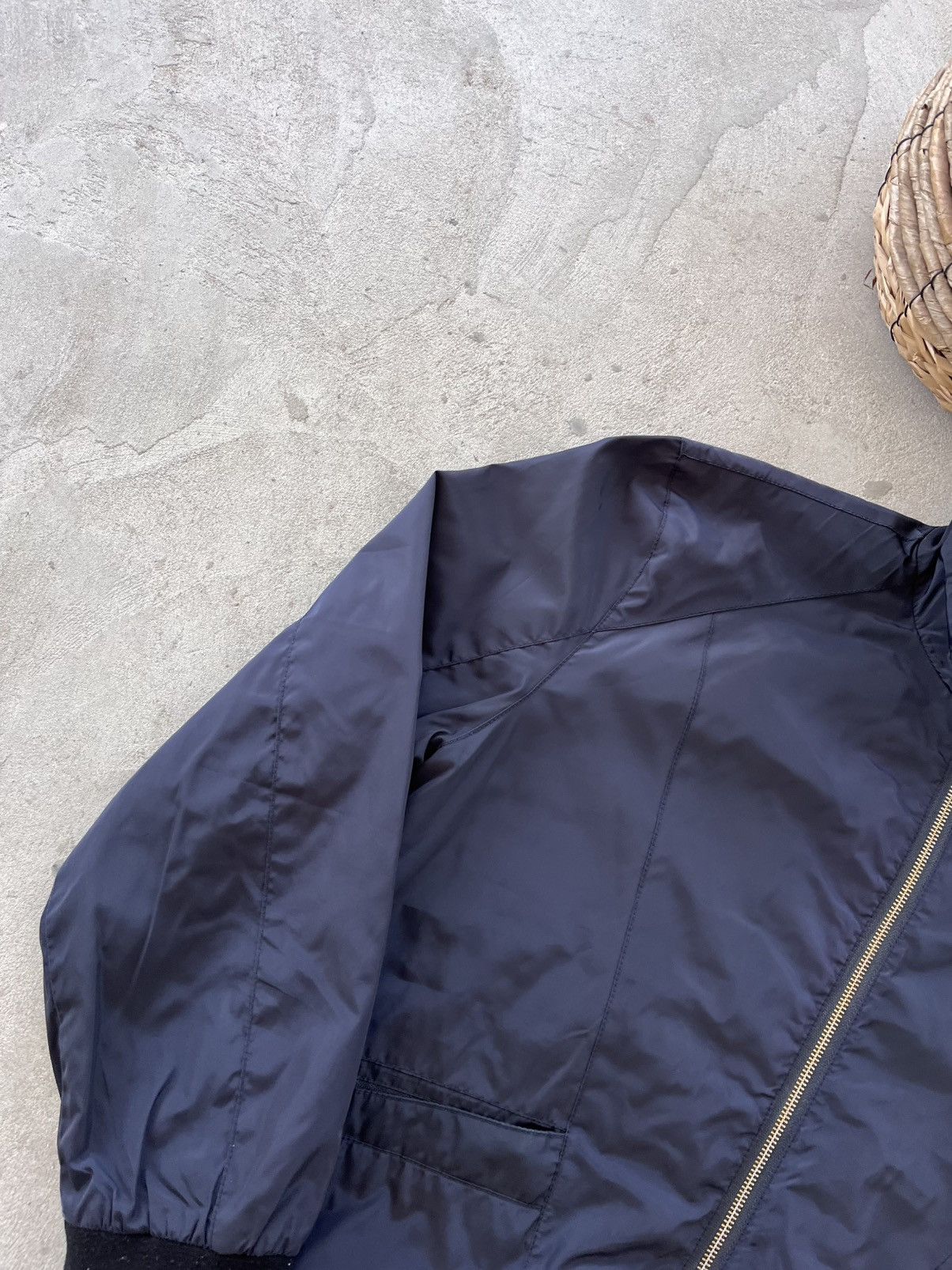 Billionaire Couture Luxury Billionaire Nylon Bomber Jacket Blue Size 58 Y2K Size US XXL / EU 58 / 5 - 3 Thumbnail