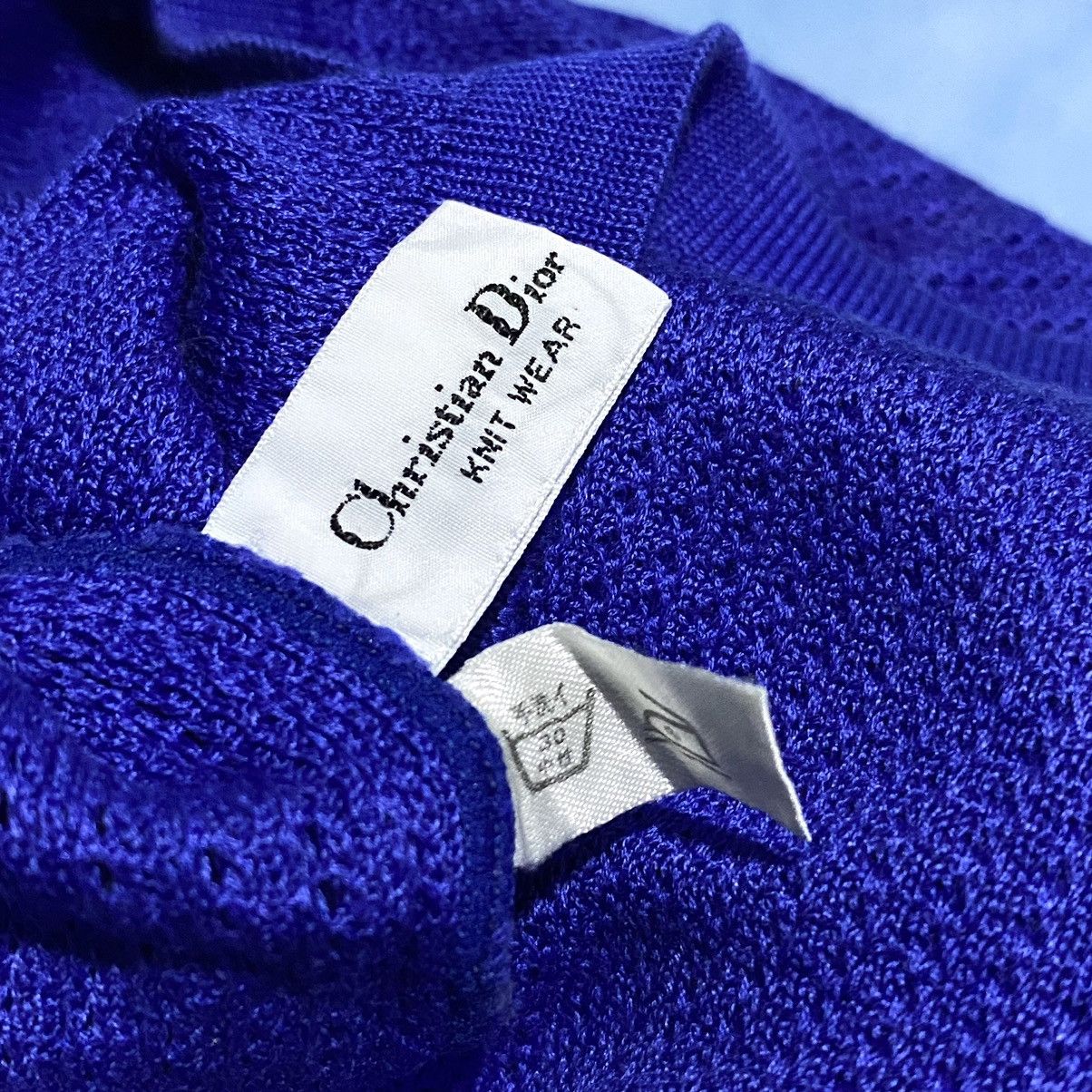 Christian Dior Monsieur × Vintage 🔥SALE🔥 Christian Dior knitwear tanktop Size S / US 4 / IT 40 - 7 Thumbnail