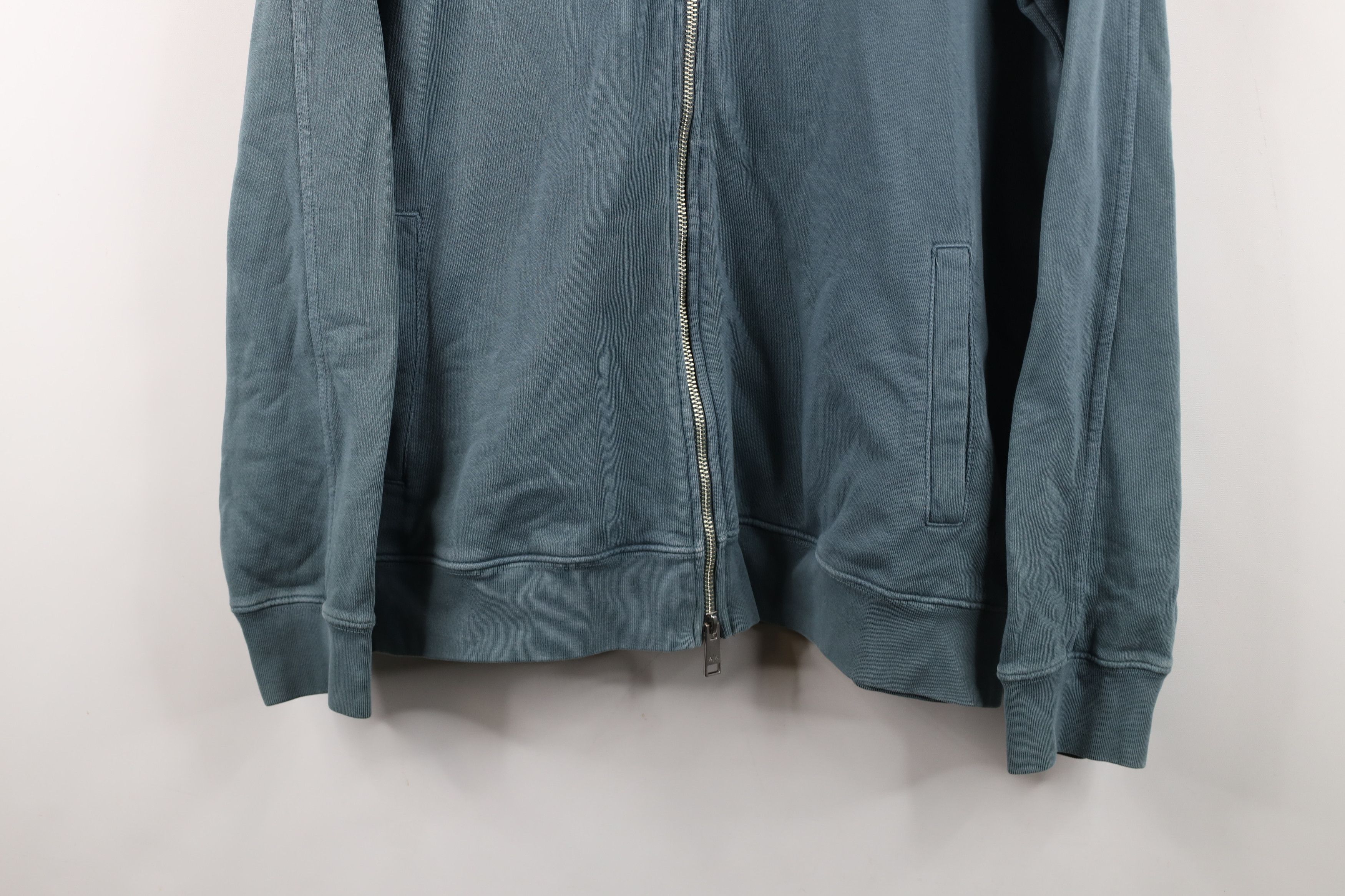 Armani Exchange New Armani Exchange Full Zip Terry Cloth Sweatshirt Teal Size US L / EU 52-54 / 3 - 3 Thumbnail