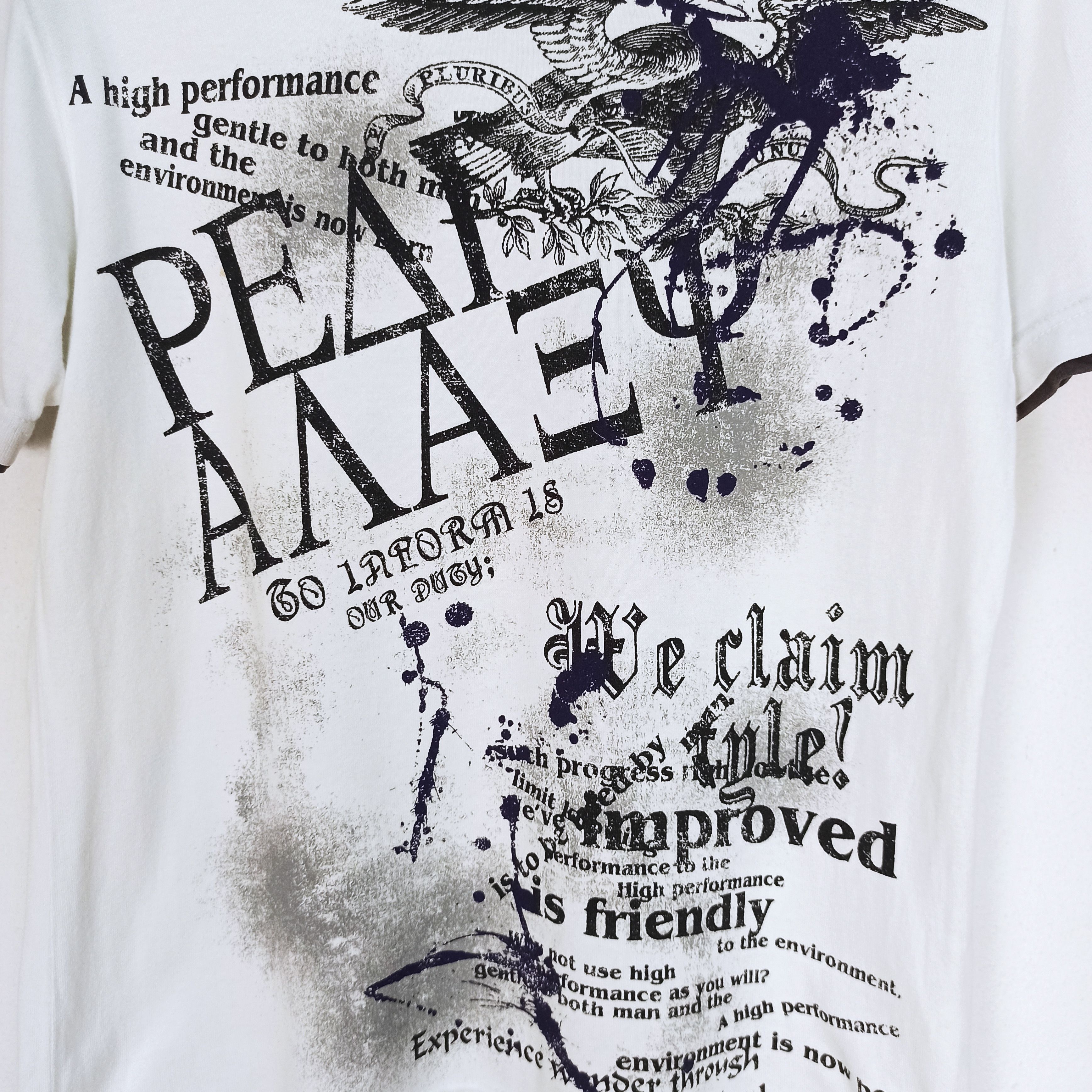 If Six Was Nine × Japanese Brand × Le Grande Bleu (L.G.B.) Rare Bay-Leaf style Poem LGB/If Six Was Nine Tshirt 2 Layer Size US S / EU 44-46 / 1 - 2 Thumbnail