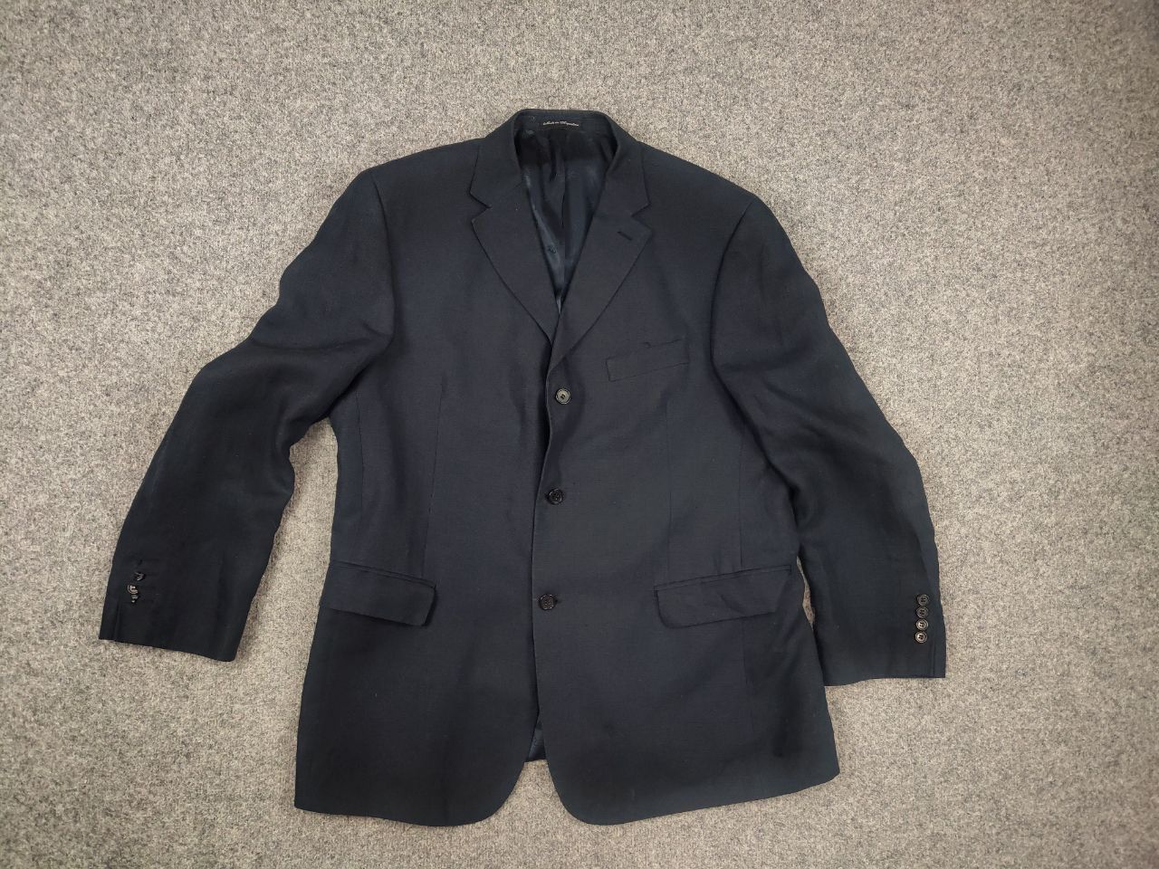 Christian Dior Monsieur Vintage 90's Dior Pure Linen Classic Suit Mens Blazer Jacket Size US XL / EU 56 / 4 - 2 Thumbnail
