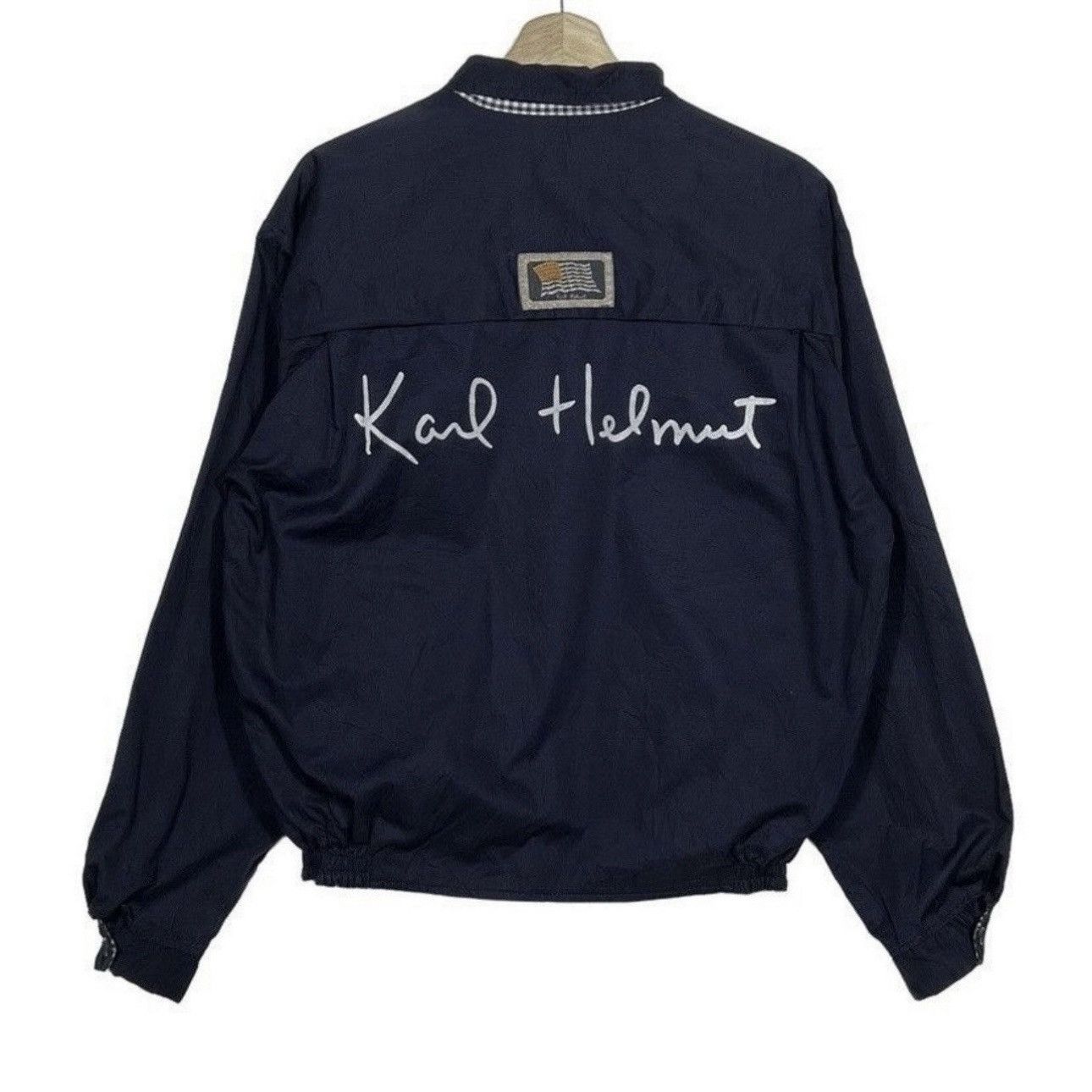 Karl Helmut karl helmut bomber jacket big logo embroidered Size US M / EU 48-50 / 2 - 1 Thumbnail