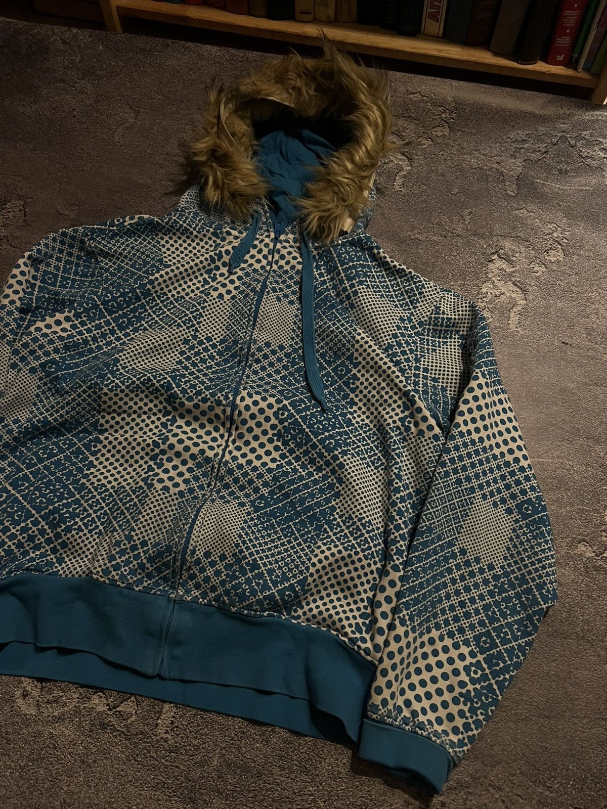 Japanese Brand Number Nine Style Y2K Zip / Archive Glamour With Fur Drip Size US M / EU 48-50 / 2 - 2 Thumbnail