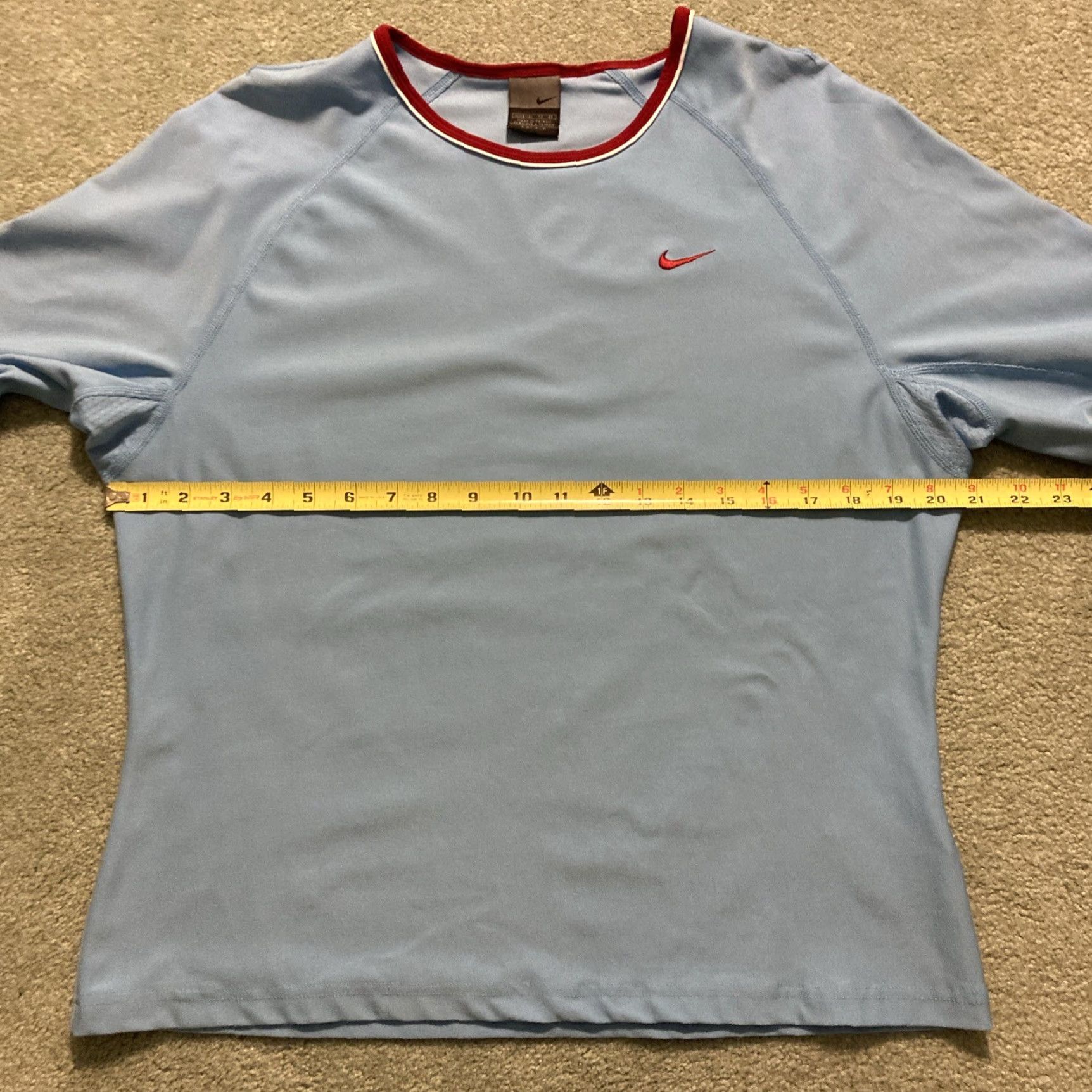 Nike VINTAGE Nike Womens Tennis Long Sleeve Top XL Blue Activewear Women’s XL Size XL / US 12-14 / IT 48-50 - 4 Thumbnail
