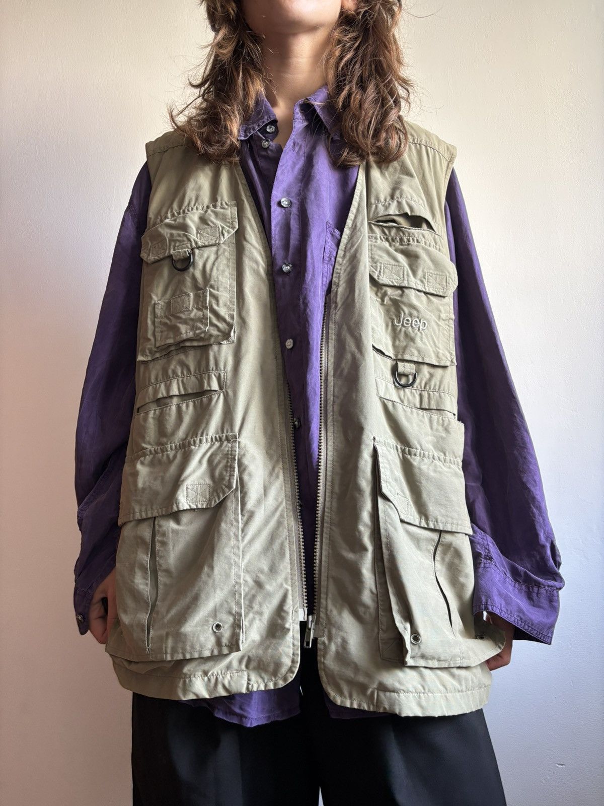 Jeep Jeep brand Utility Fishing Outdoor Multipocket Vest Y2K Size US M / EU 48-50 / 2 - 1 Thumbnail