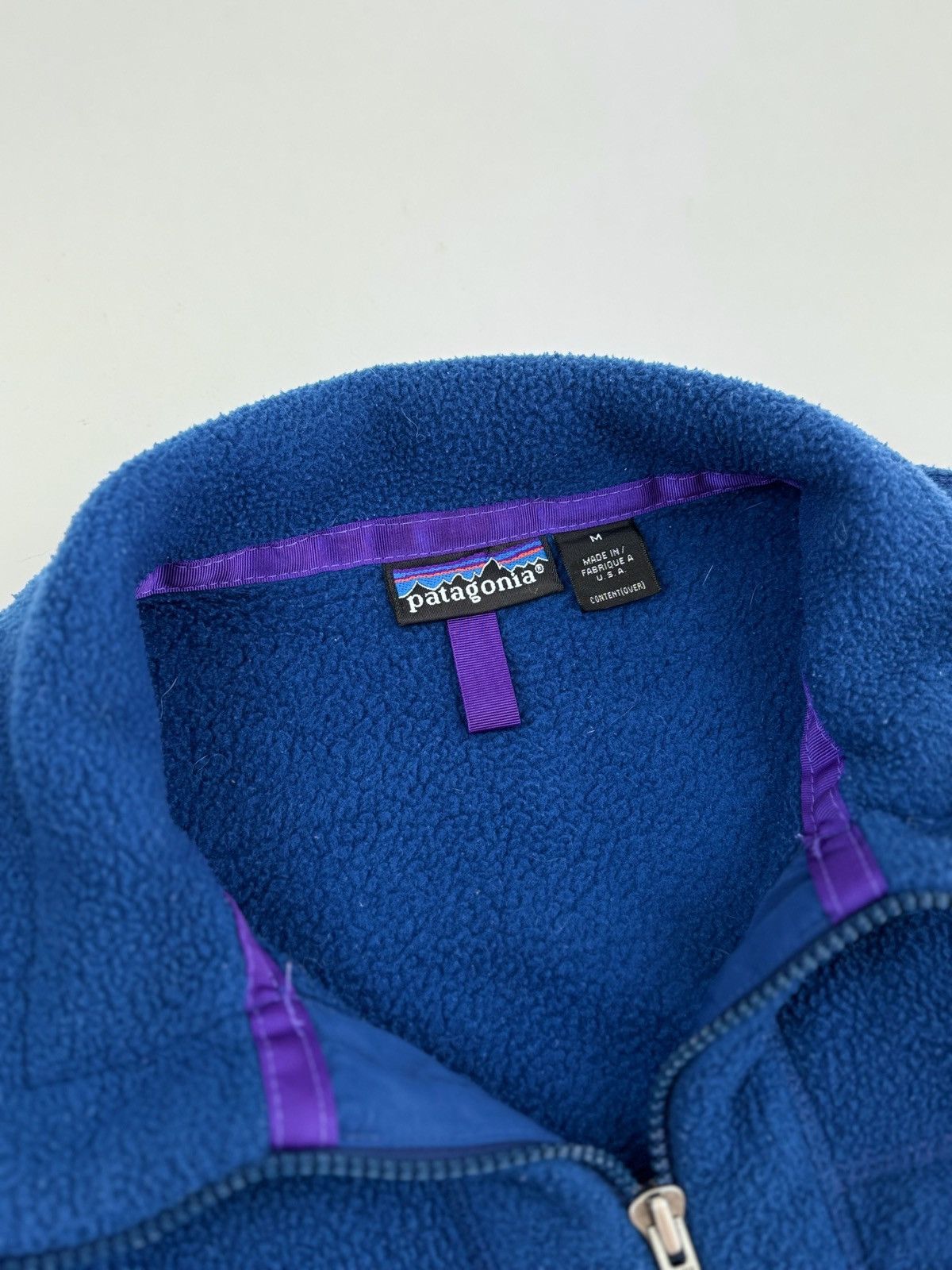 Patagonia 1990’s Vintage Patagonia Synchilla Blue Fleece Jacket Size US M / EU 48-50 / 2 - 10 Thumbnail