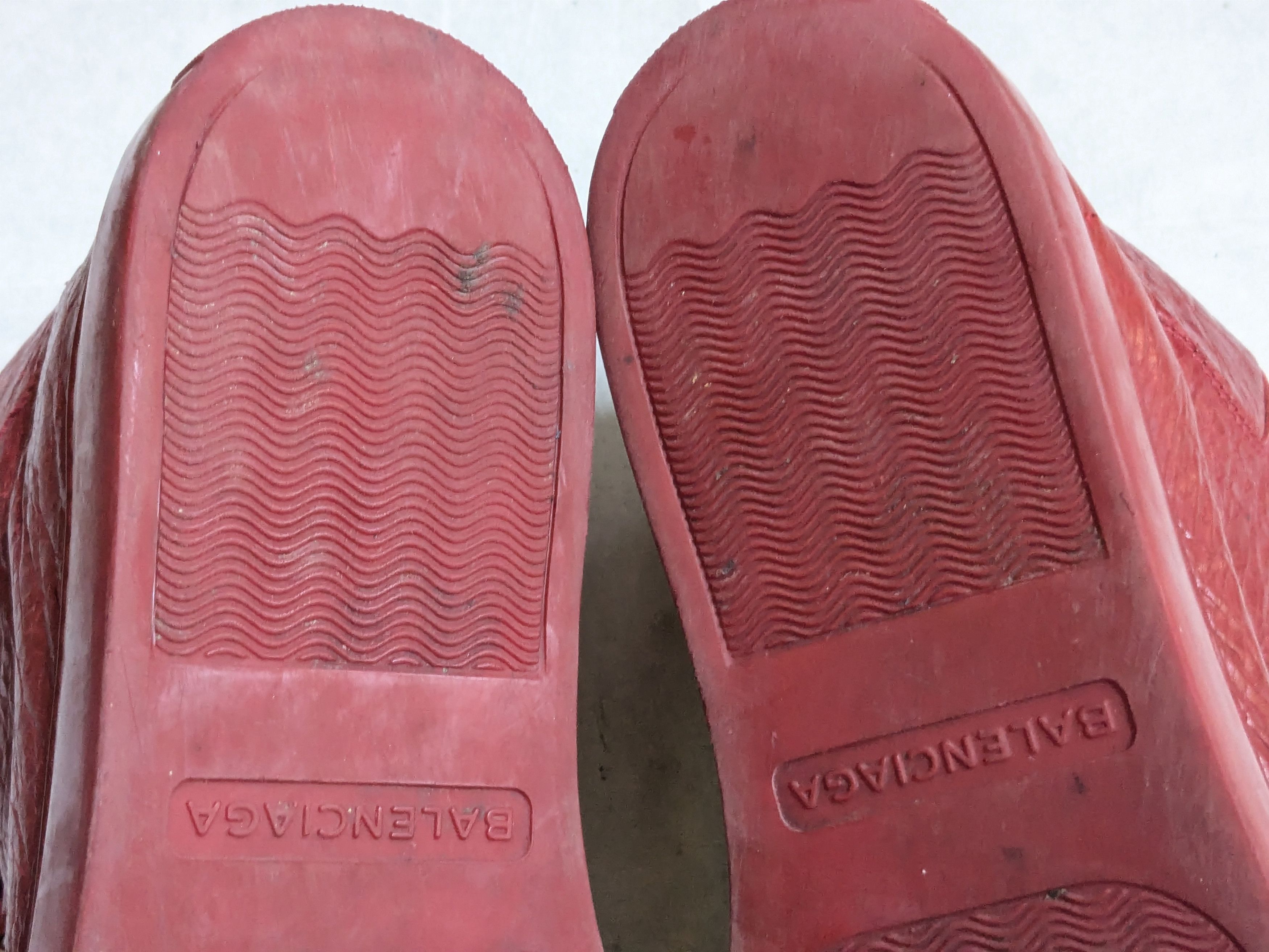 Balenciaga Balenciaga Arena Red 10 Leather High Tops Size US 10 / EU 43 - 17 Thumbnail