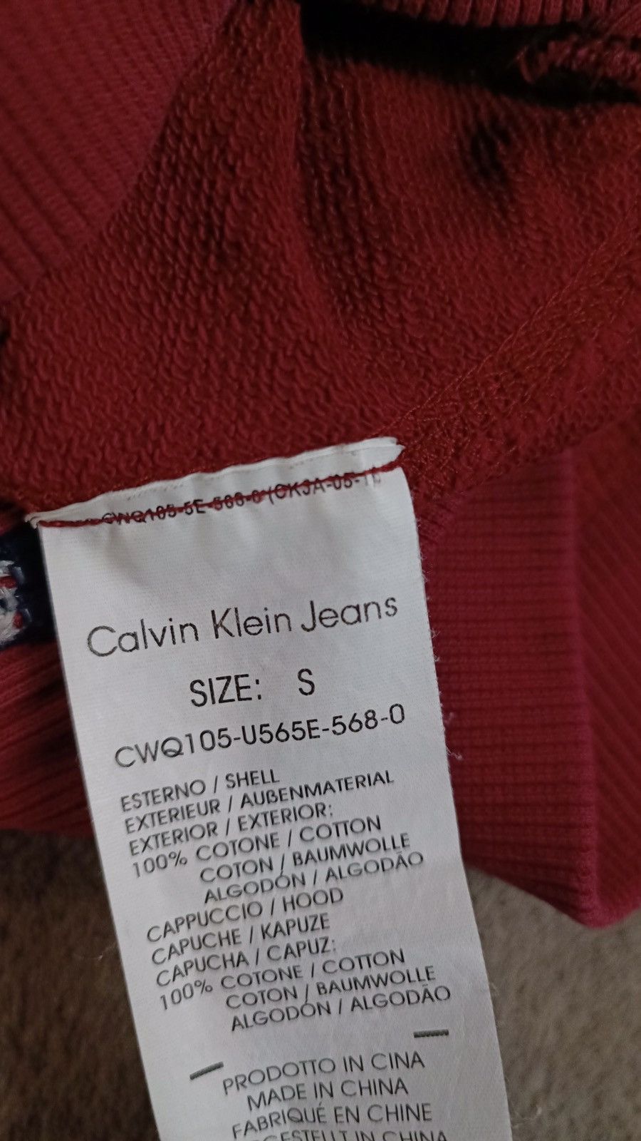 Calvin Klein 205W39NYC Y2K Calvin Klein Jeans faded hoodie ifsixwasnine LGB styled Size US S / EU 44-46 / 1 - 4 Thumbnail