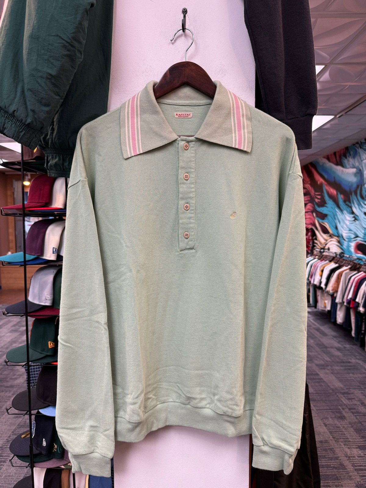 Kapital Kapital Pique Wrangler Polo Size US XL / EU 56 / 4 - 1 Thumbnail