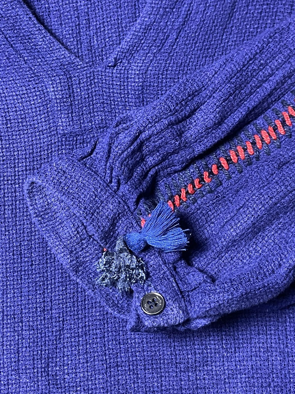 Designer × Vintage New York Brand Women’s Embroided Blouse (44) Size M / US 6-8 / IT 42-44 - 6 Thumbnail