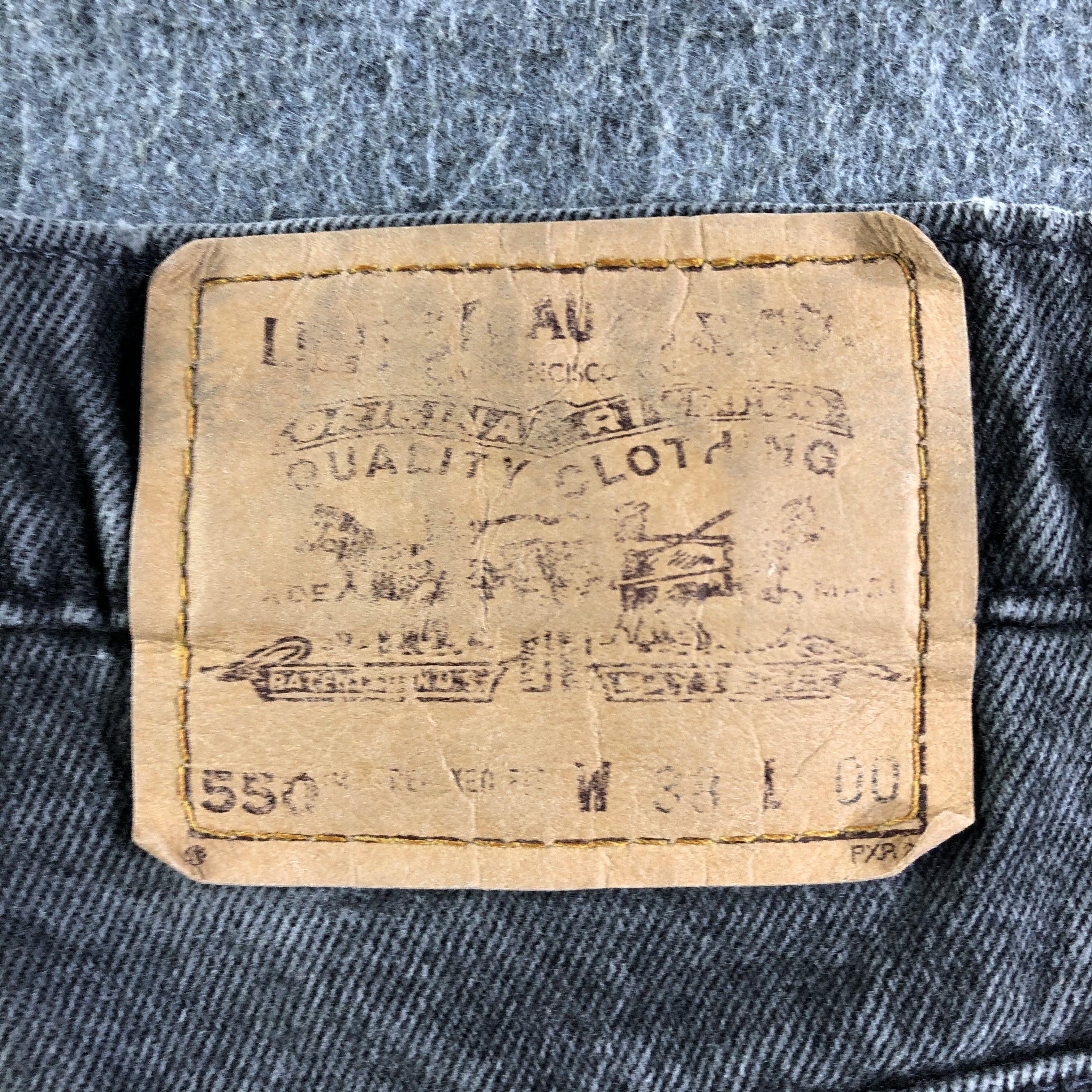 Levi's × Vintage 90s Vintage Levis 550 Jeans-J4317 Size 36" / US 14 / IT 50 - 3 Thumbnail