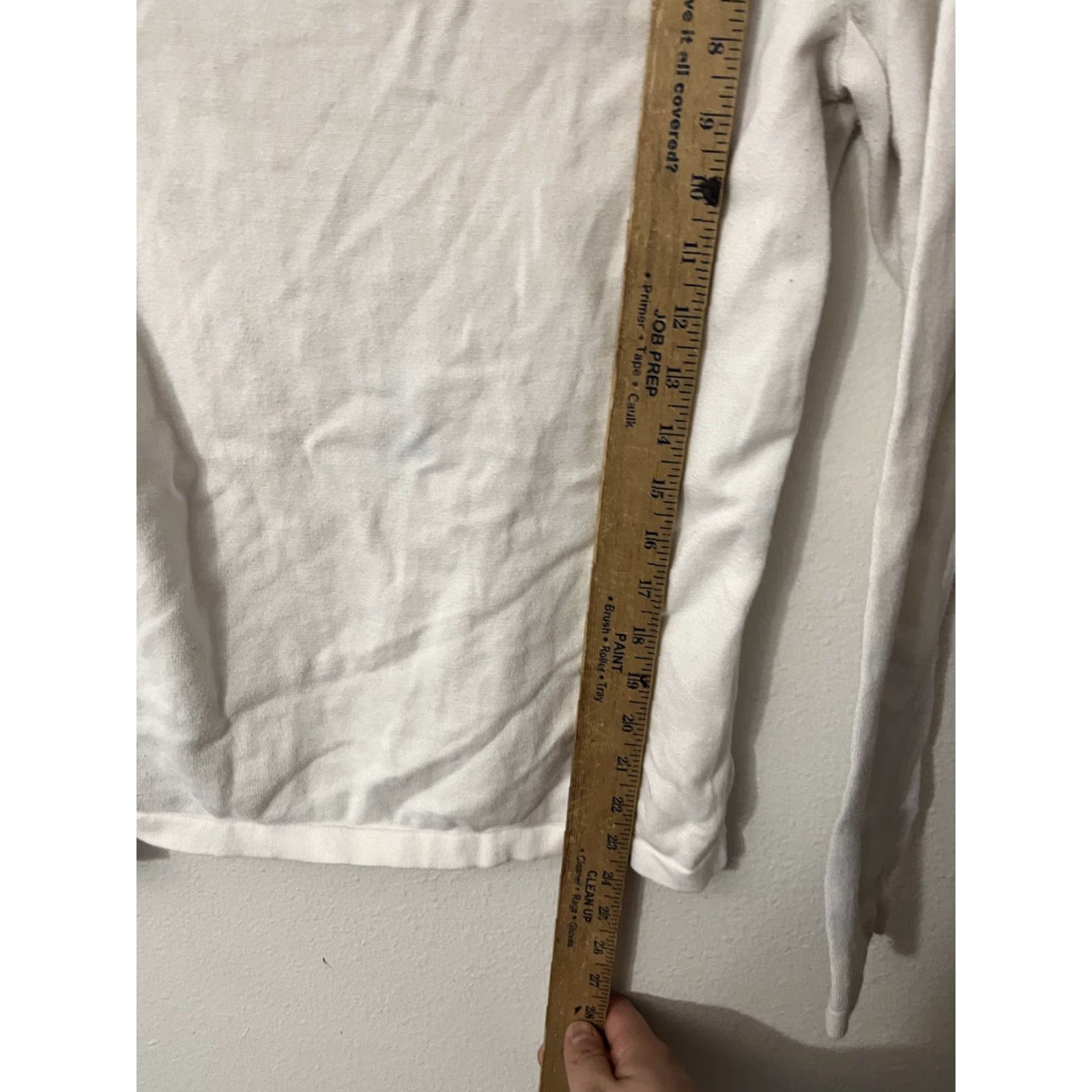 Tommy Hilfiger Tommy Hilfiger Womans Sweater White Dot Small Polyester Blend Long Sleeve V Neck Size L / US 10 / IT 46 - 4 Thumbnail