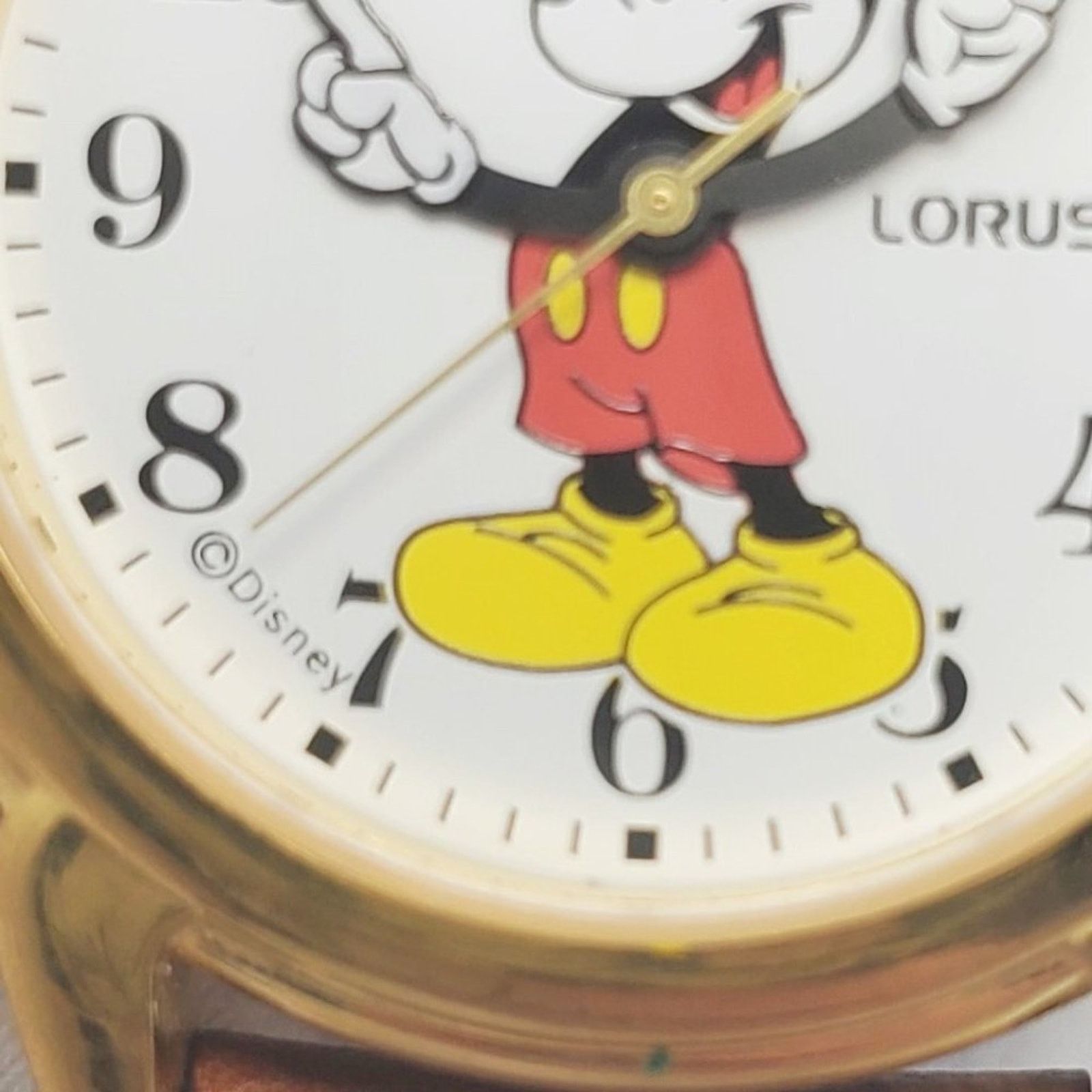 Disney Disney X Lorus Vintage Mickey Mouse Facing Left Gold Watch Size ONE SIZE - 4 Thumbnail