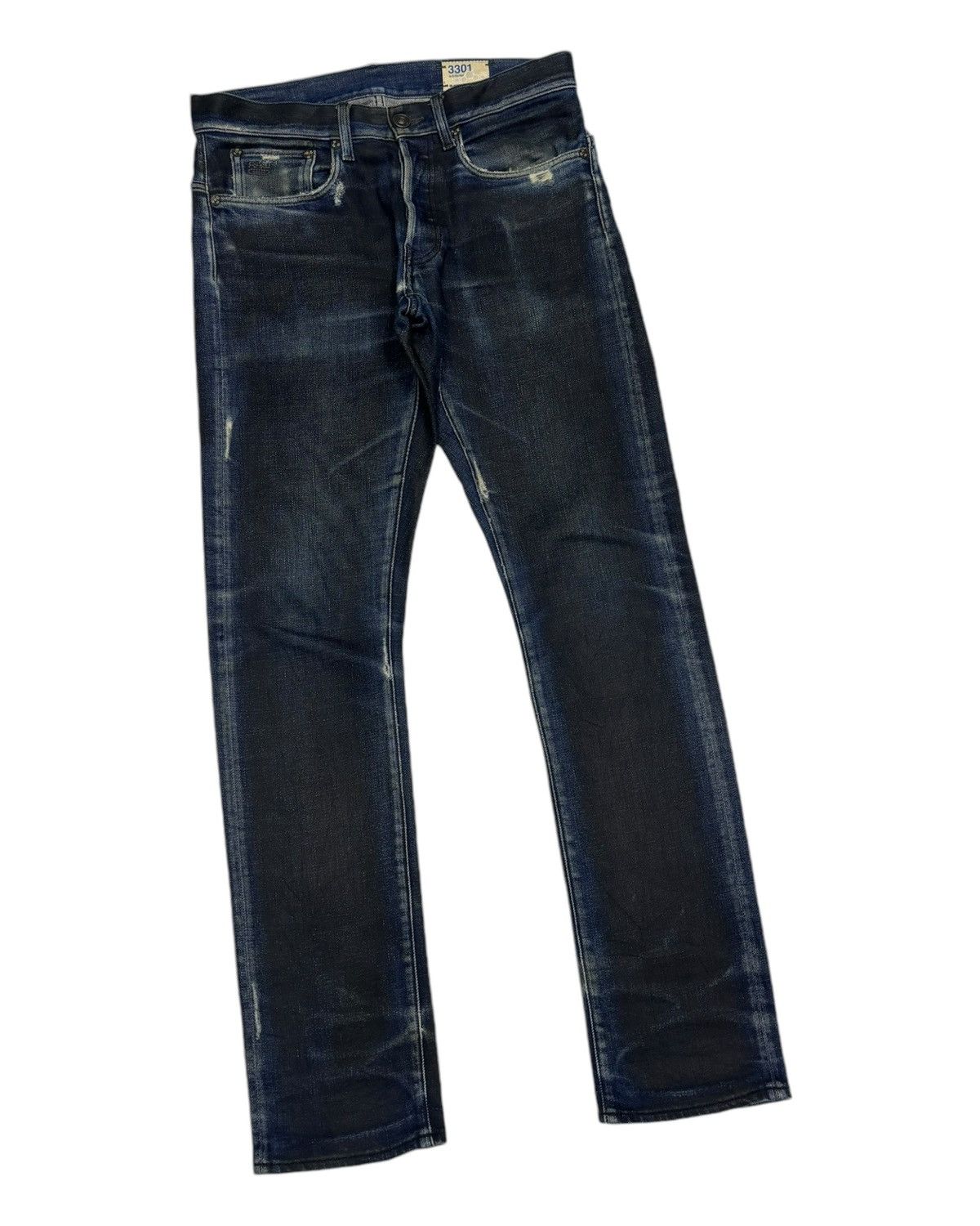 G-Star G-Star Raw Waxed Distressed Denim Rick Owen’s Style Size US 32 / EU 48 - 3 Thumbnail