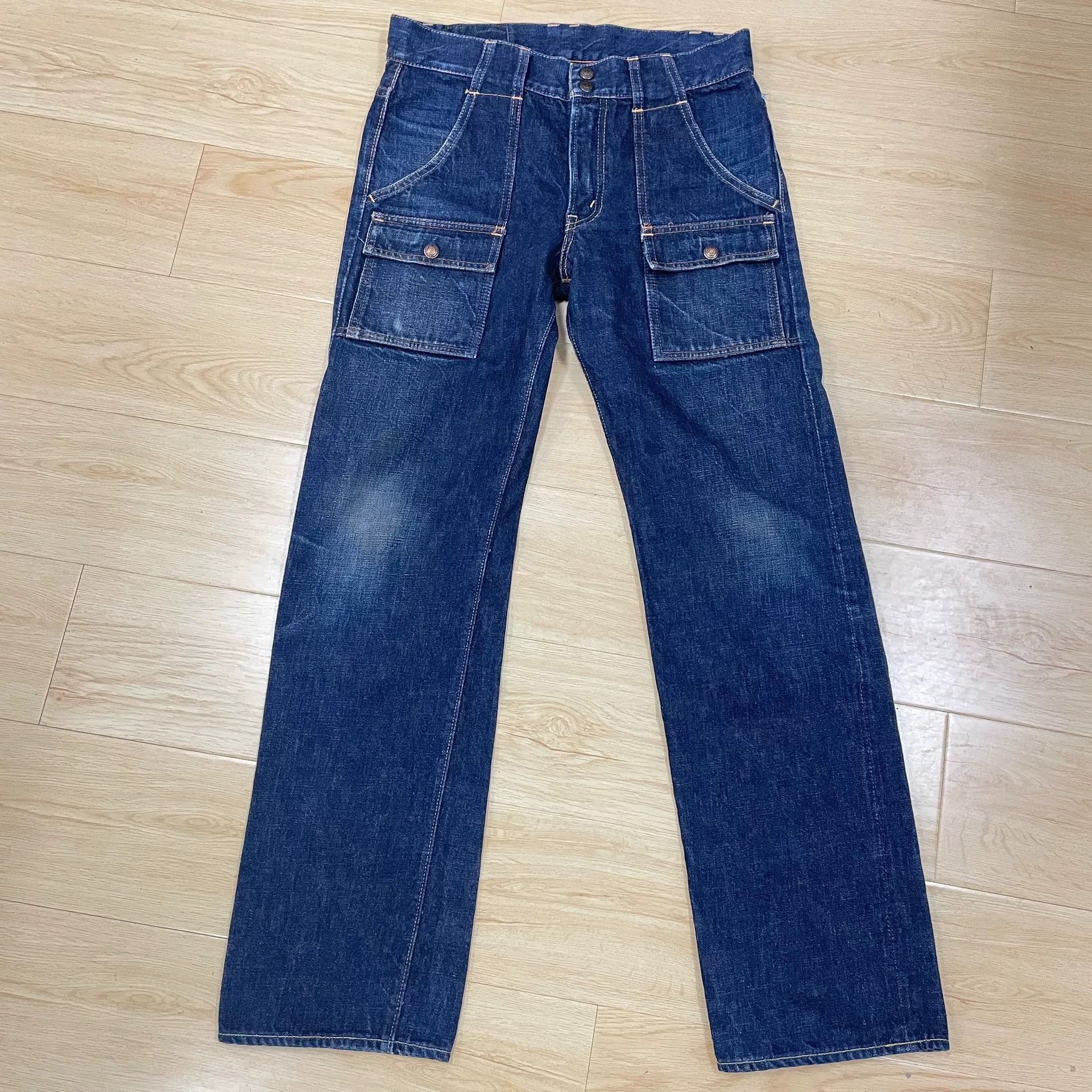 Full Count & Co. FULLCOUNT 1246 Bush Pants Denim Size US 30 / EU 46 - 1 Thumbnail