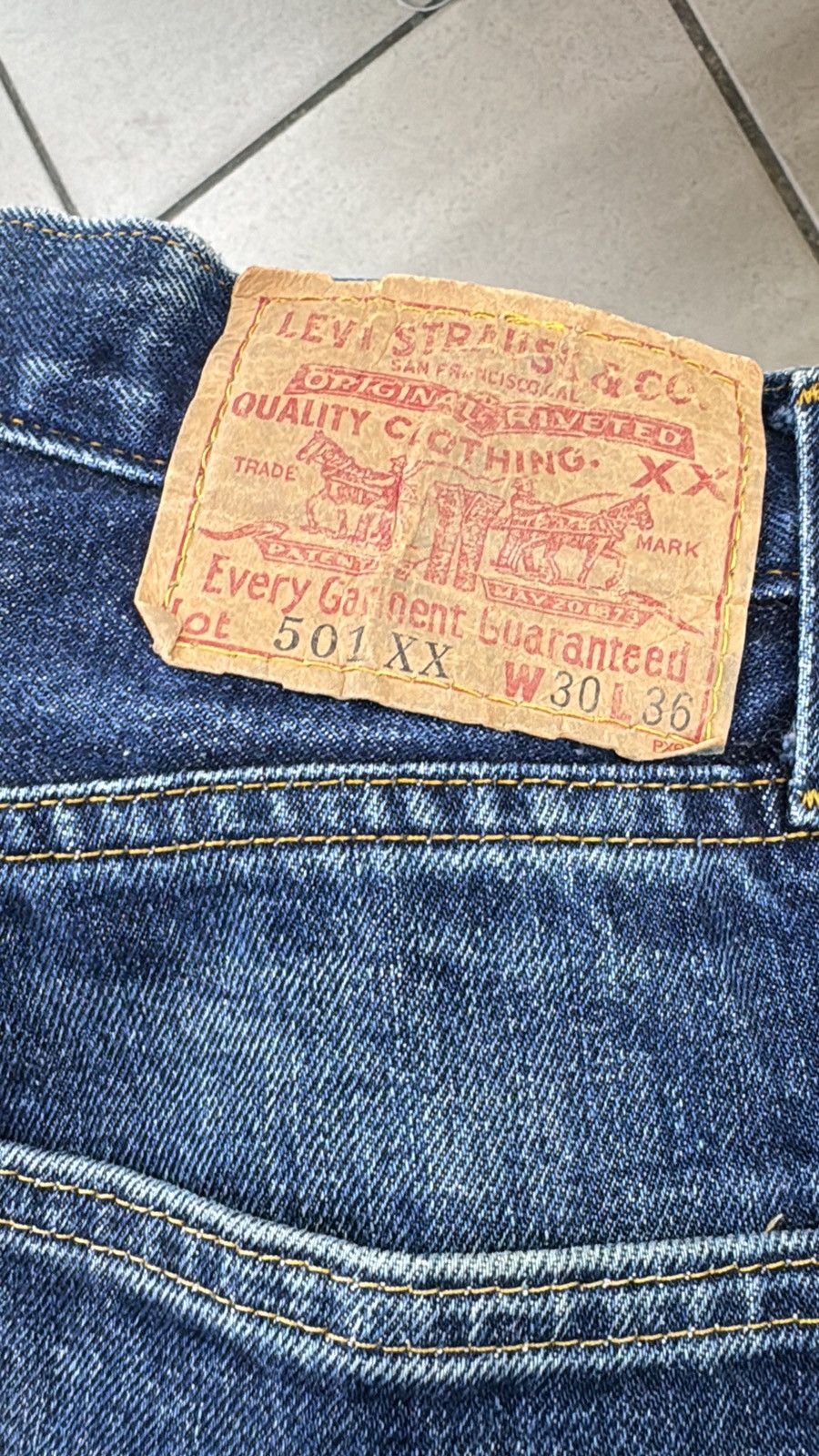 Levi's Levi’s 501XX USA Size US 30 / EU 46 - 1 Thumbnail