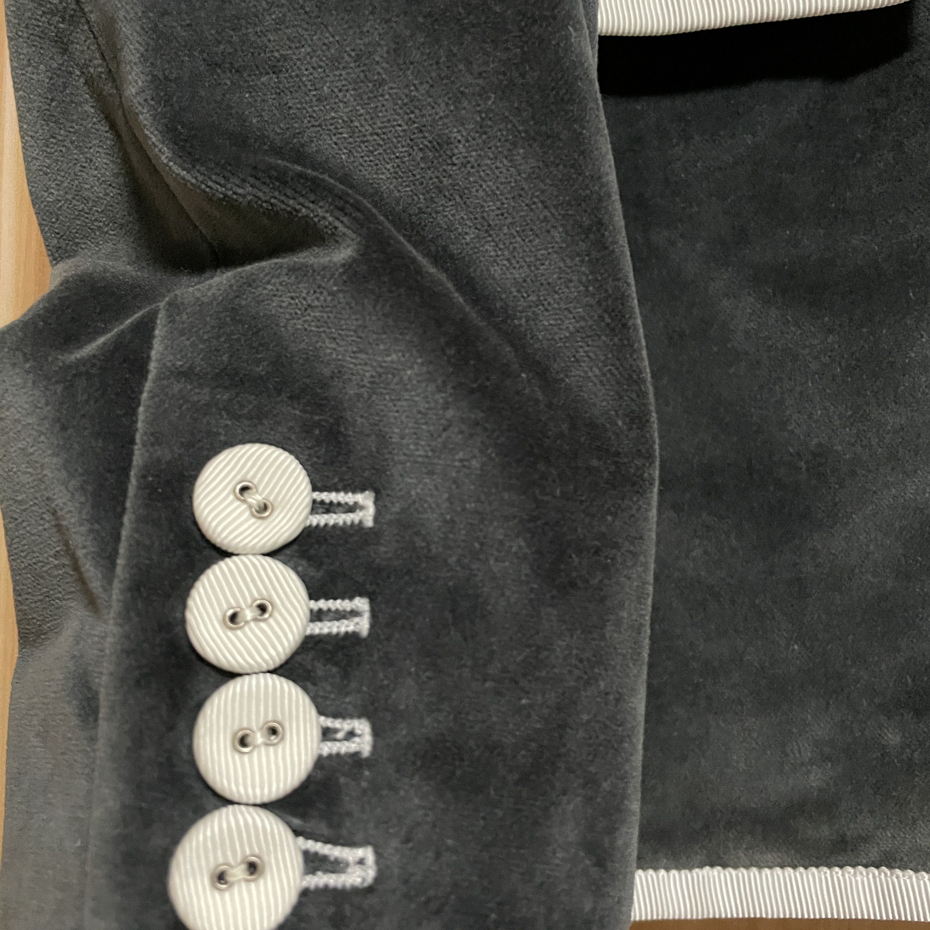 Thom Browne Thom Browne Velvet Piping Black Jacket Size 1 Size 36R - 8 Thumbnail