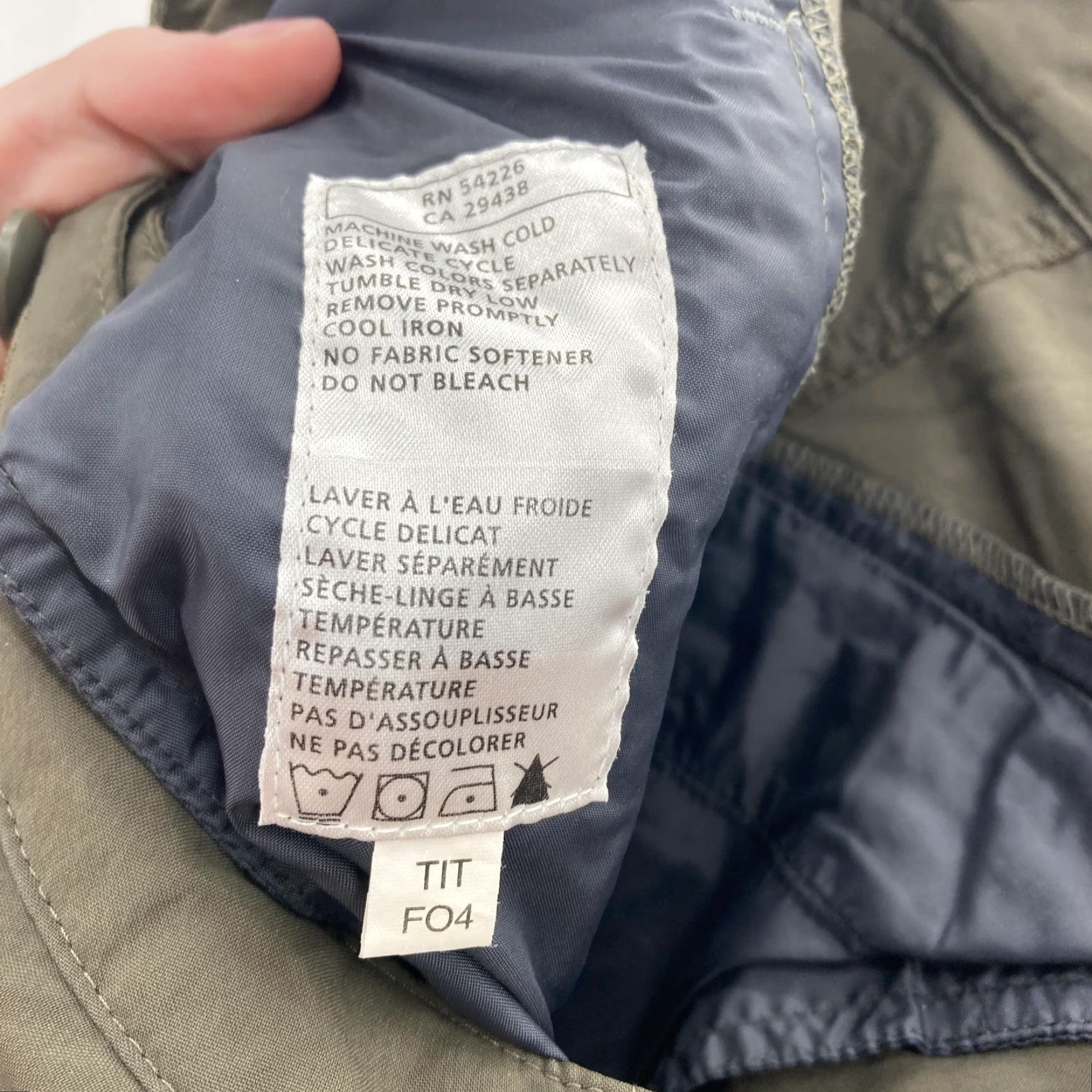 Royal Robbins VINTAGE Royal Robbins Pants Womens 10 Olive Green Nylon Stretch Hiking Travel Quick Dry Size 32" / US 10 / IT 46 - 5 Thumbnail