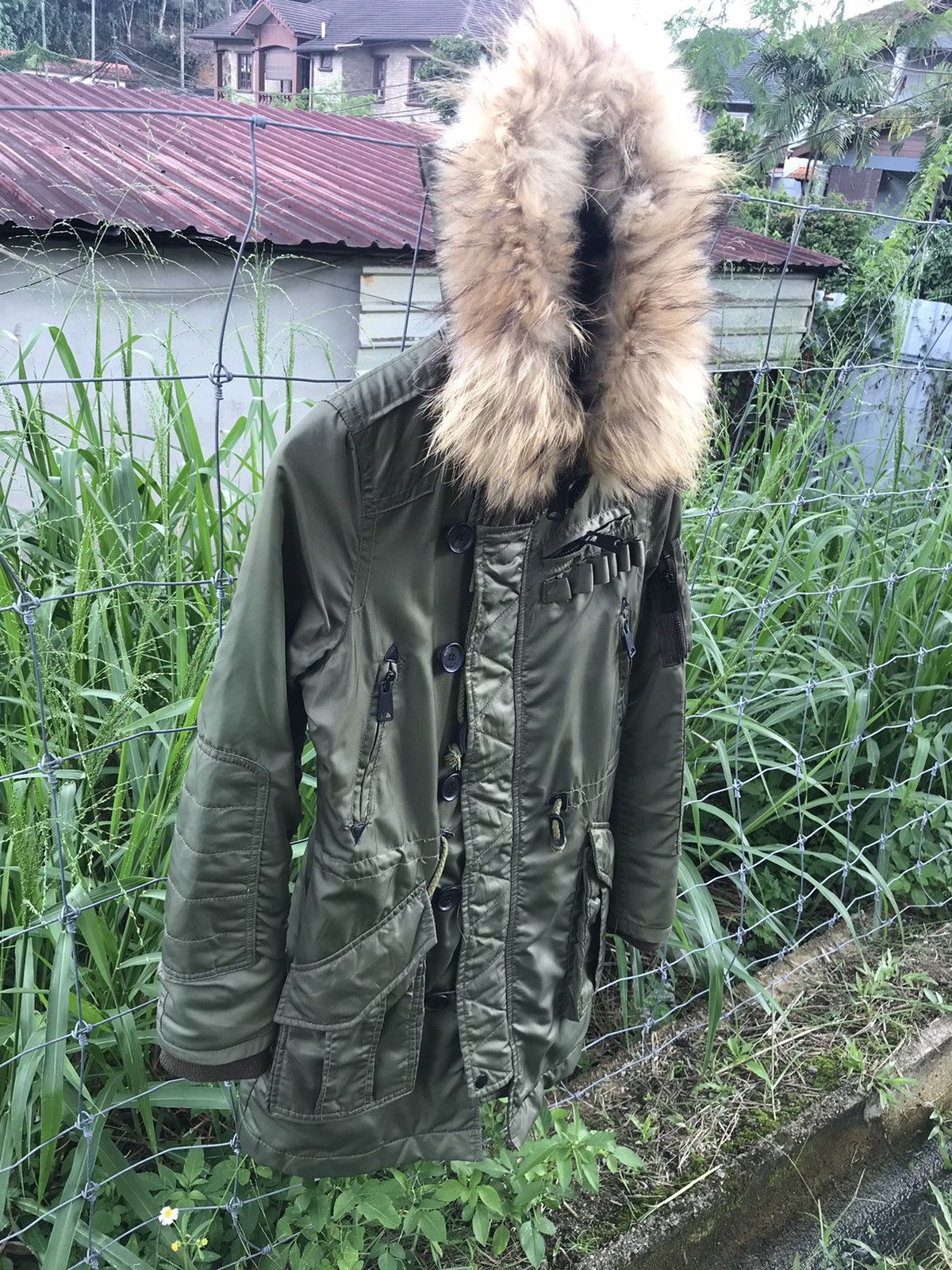 If Six Was Nine × Le Grande Bleu (L.G.B.) Moussy Mink Fur Hoodie Jacket Size US S / EU 44-46 / 1 - 2 Thumbnail