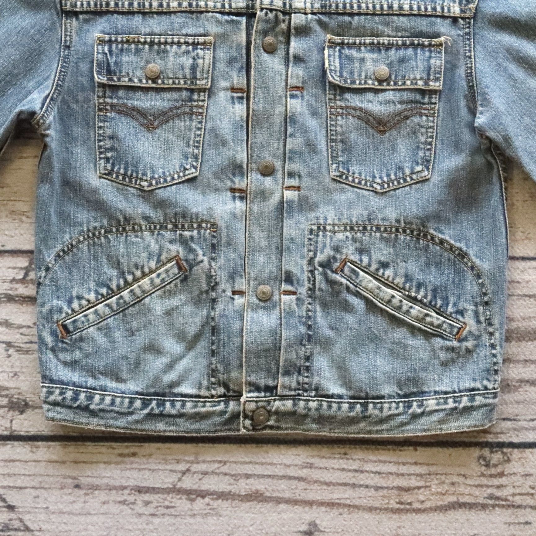Levi's VINTAGE Levi's Denim Jacket Men L Blue Western Wear Jacket Size US L / EU 52-54 / 3 - 3 Thumbnail