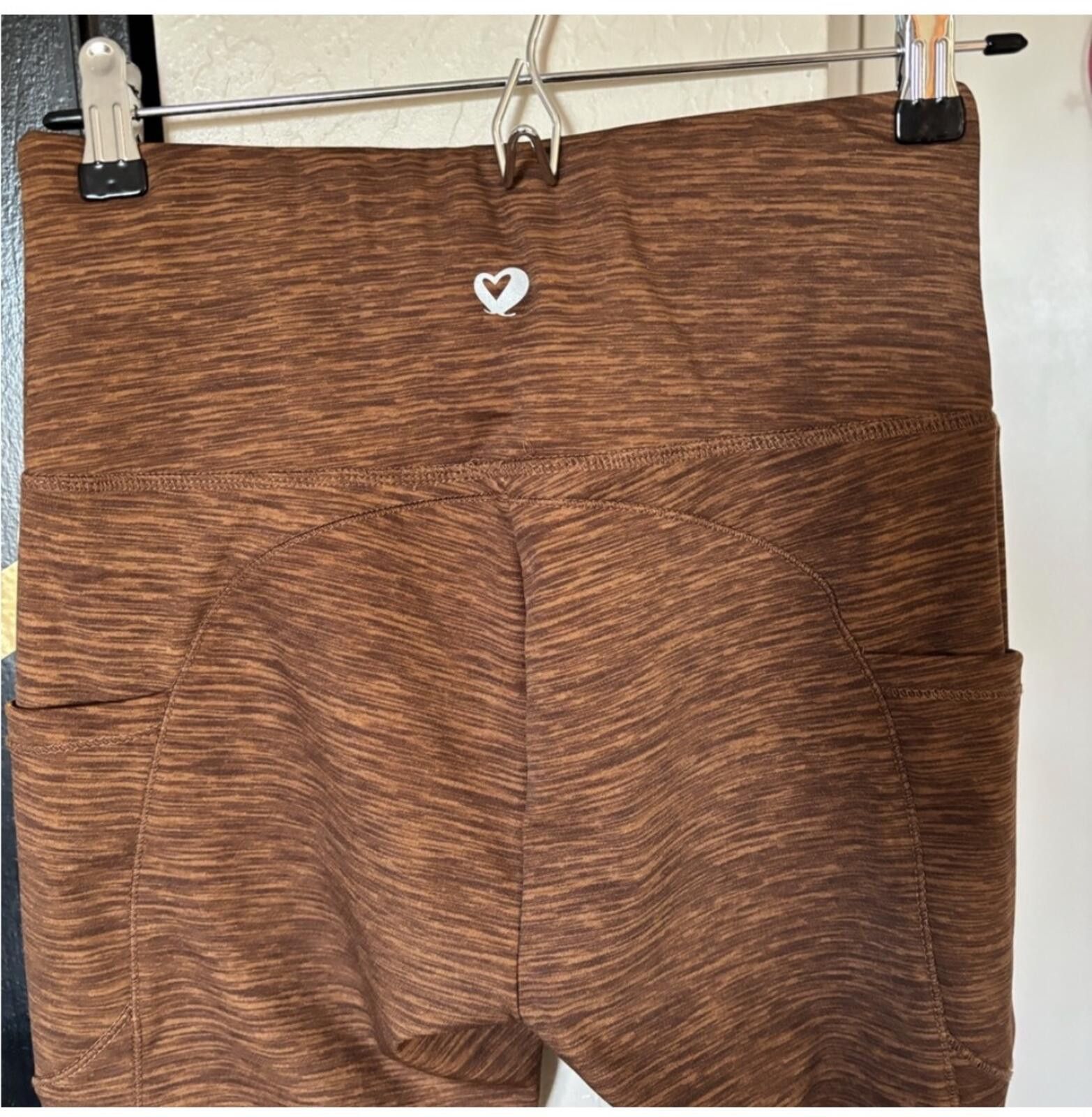 Other Shoactive brown leggings Size 32" / US 10 / IT 46 - 4 Thumbnail