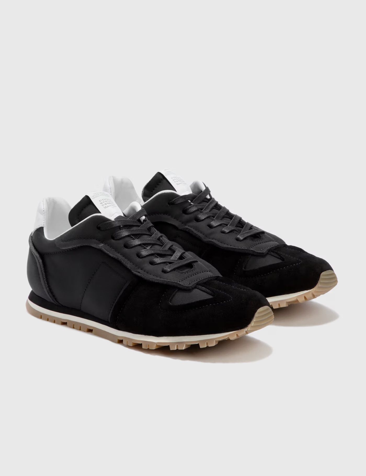 Maison Margiela Margiela Black Runner Sneakers Size US 11 / EU 44 - 1 Thumbnail