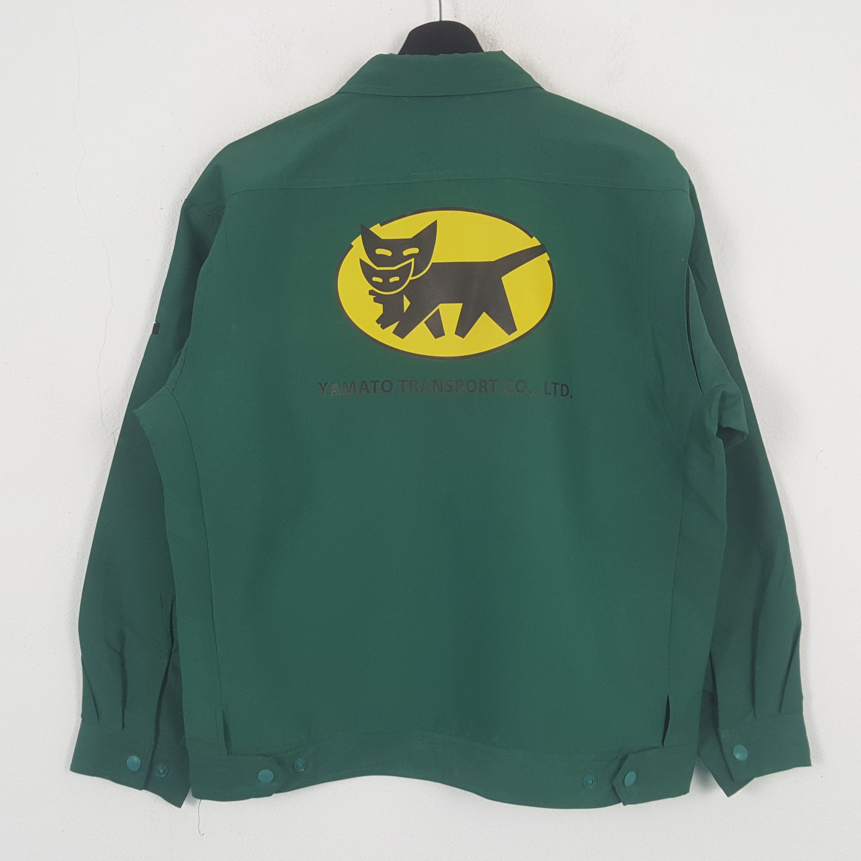 Japanese Brand × Vintage YAMATO TRANSPORT Japanese Workwear Custom Art Jacket C284N15 Size US L / EU 52-54 / 3 - 1 Thumbnail