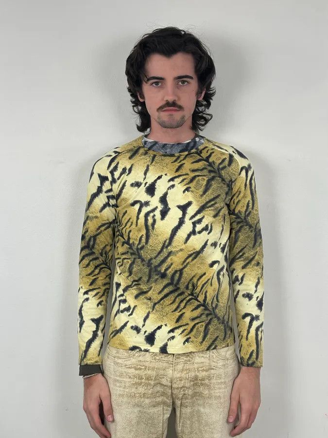 Roberto Cavalli Roberto Cavalli Gold Zebra Savage Longsleeve Size US S / EU 44-46 / 1 - 2 Thumbnail