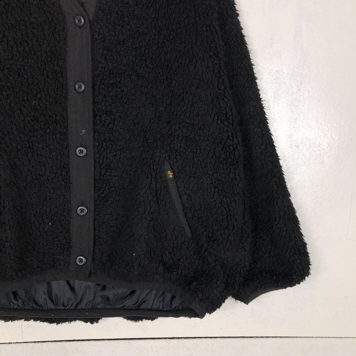 Alpha Industries 📌VINTAGE CROPPED FLEECE JACKET ALPHA INDUSTRIES Size US M / EU 48-50 / 2 - 7 Thumbnail