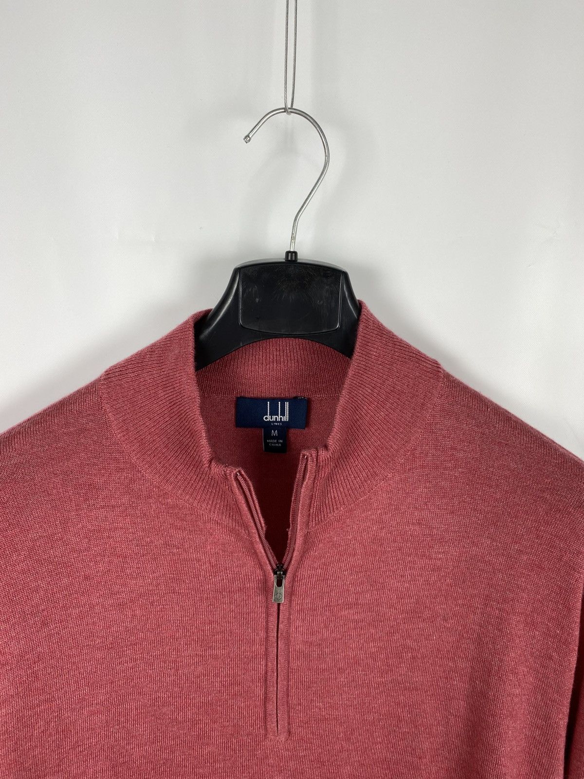 Alfred Dunhill Dunhill Silk Wool & Cashmere Quarter-zip LINKS Pullover Size US M / EU 48-50 / 2 - 6 Thumbnail