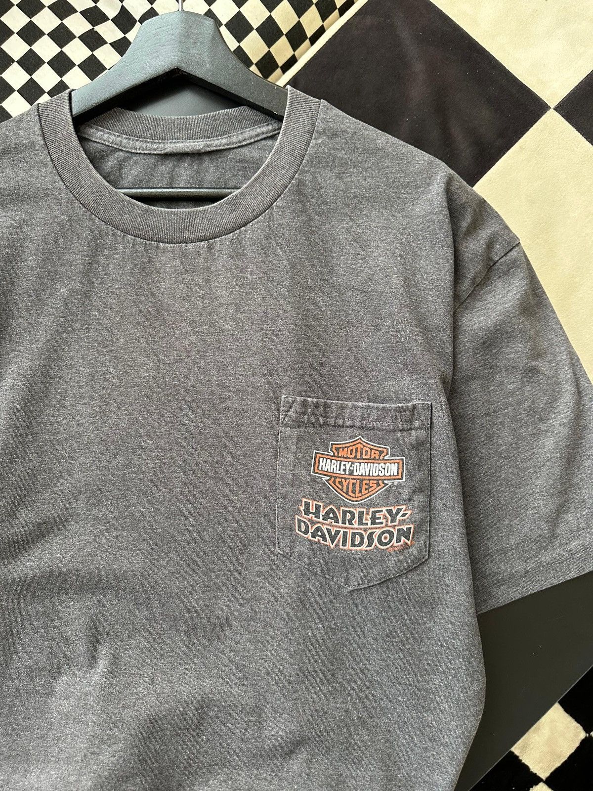 Harley Davidson × Other × Vintage HARLEY DAVIDSON ROUGH RIDER POCKET TEE Size US XL / EU 56 / 4 - 4 Thumbnail