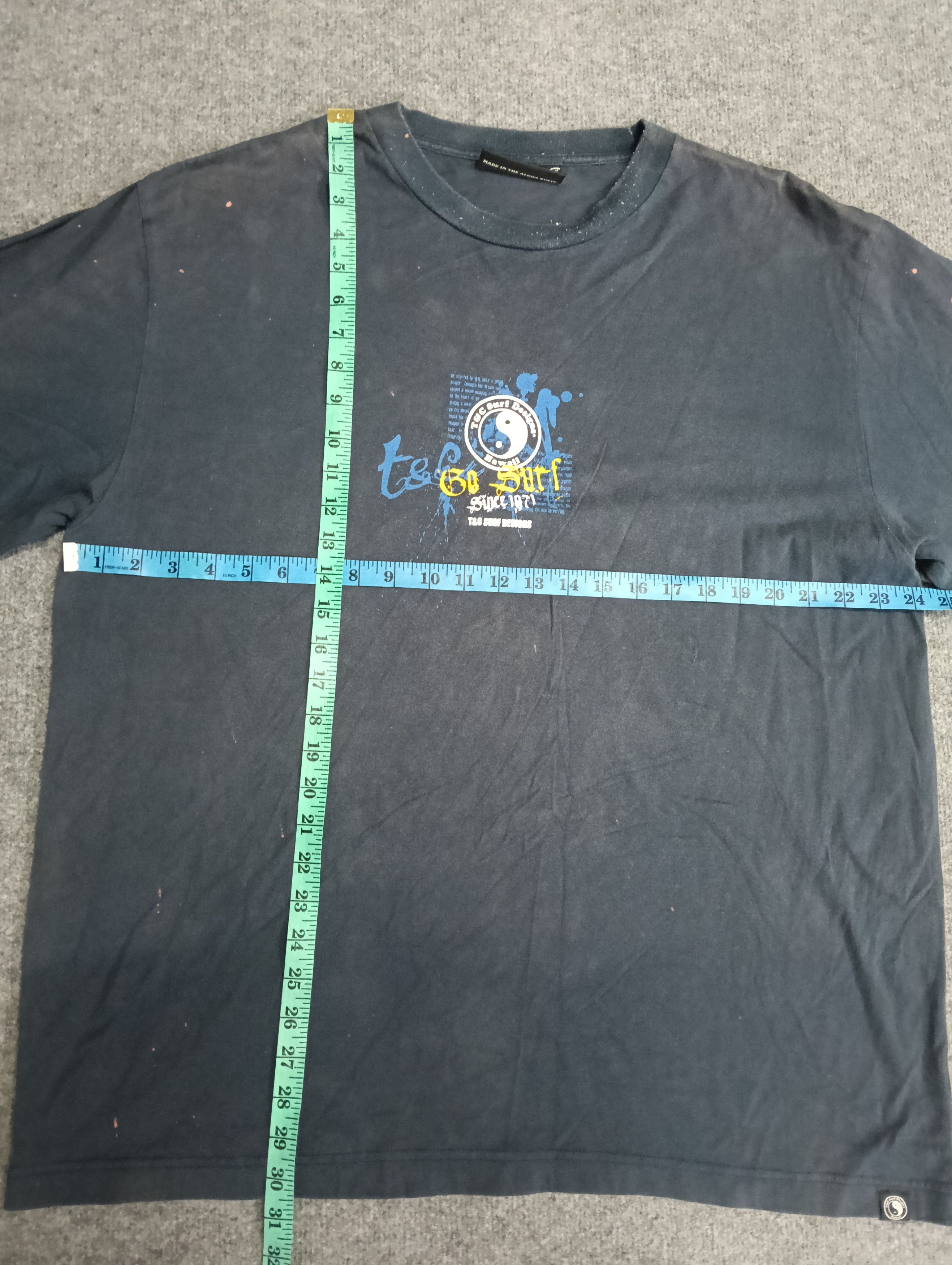 Sun Surf Vintage T&c surf designs faded blue black.made in aloha Size US XXL / EU 58 / 5 - 3 Thumbnail