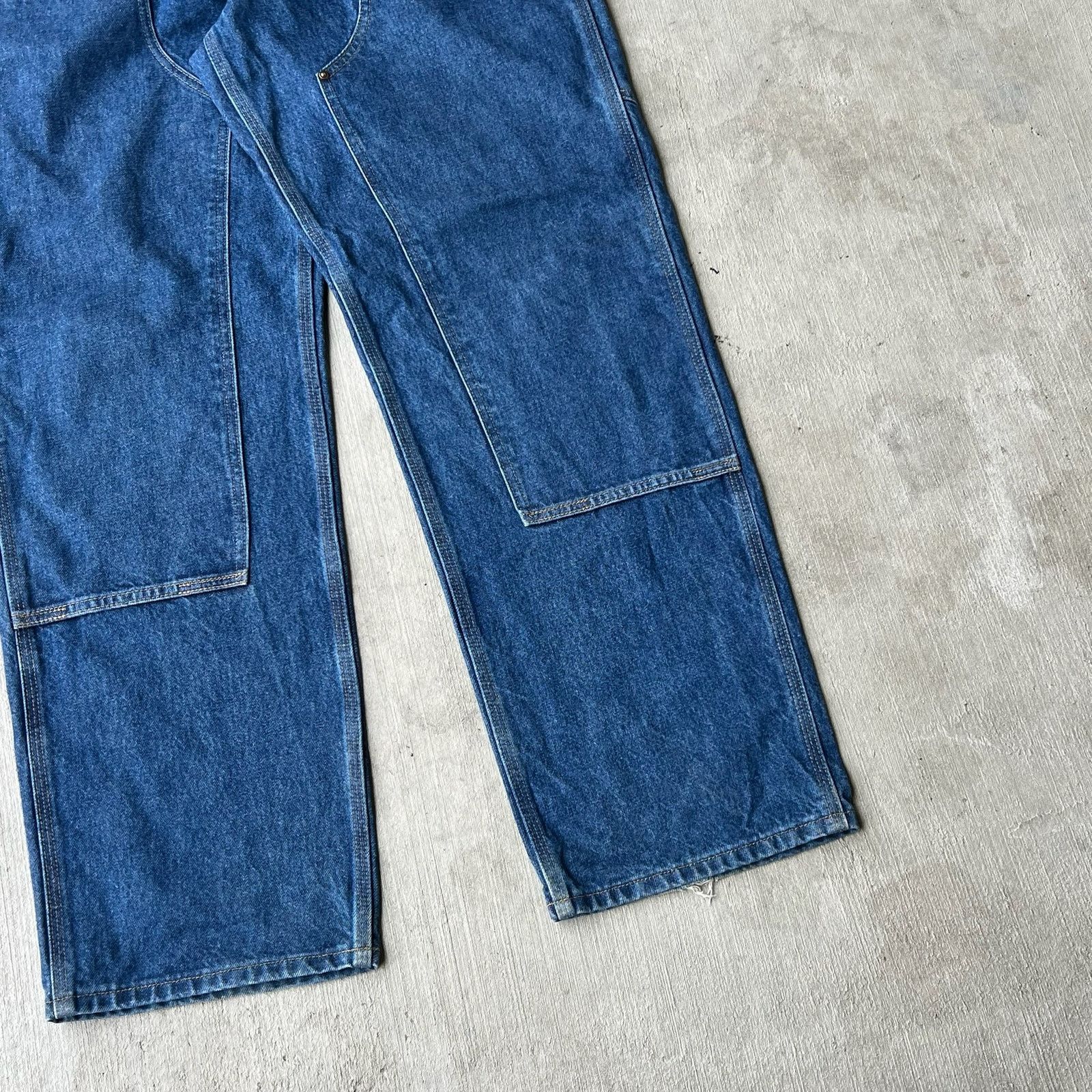 Carhartt × Vintage Carhartt denim blue jean double knee work carpenter pants Size US 34 / EU 50 - 3 Thumbnail