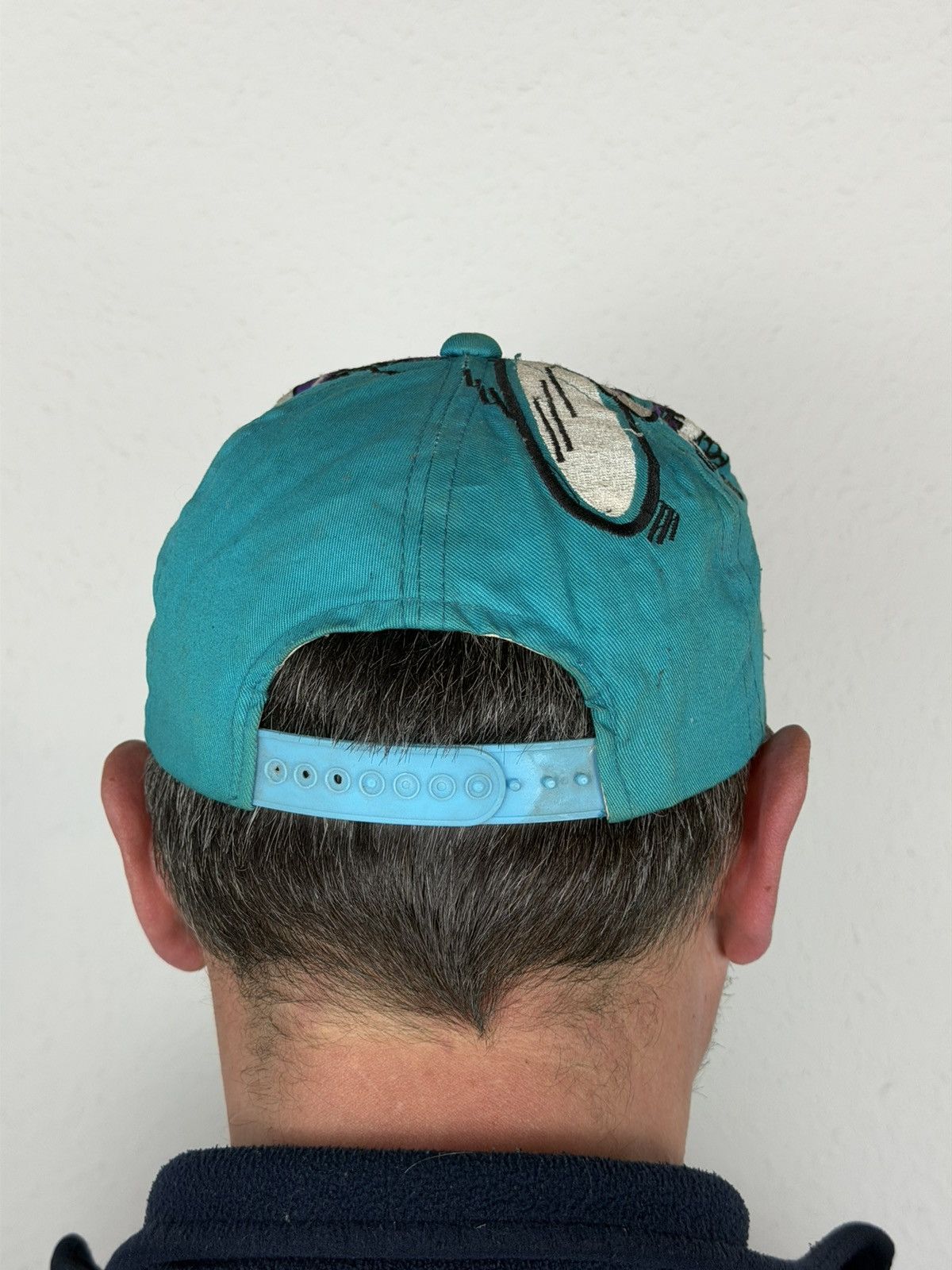 The Game Vintage Charlotte Hornets Hat Big Logo Snapback Cap 90s NBA Size ONE SIZE - 3 Thumbnail