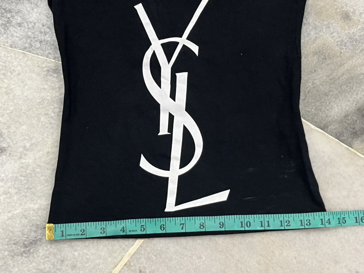 Yves Saint Laurent Yves Saint Laurent 2000s white YSL tank top Shirt Size ONE SIZE - 18 Thumbnail