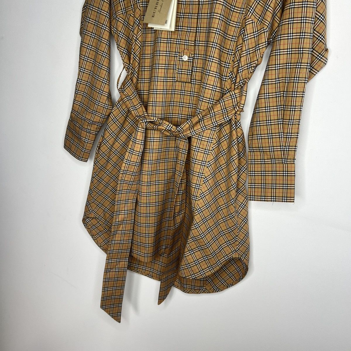 Burberry BURBERRY Nova Check Shirt Dress BRAND NEW Size S / US 4 / IT 40 - 2 Thumbnail