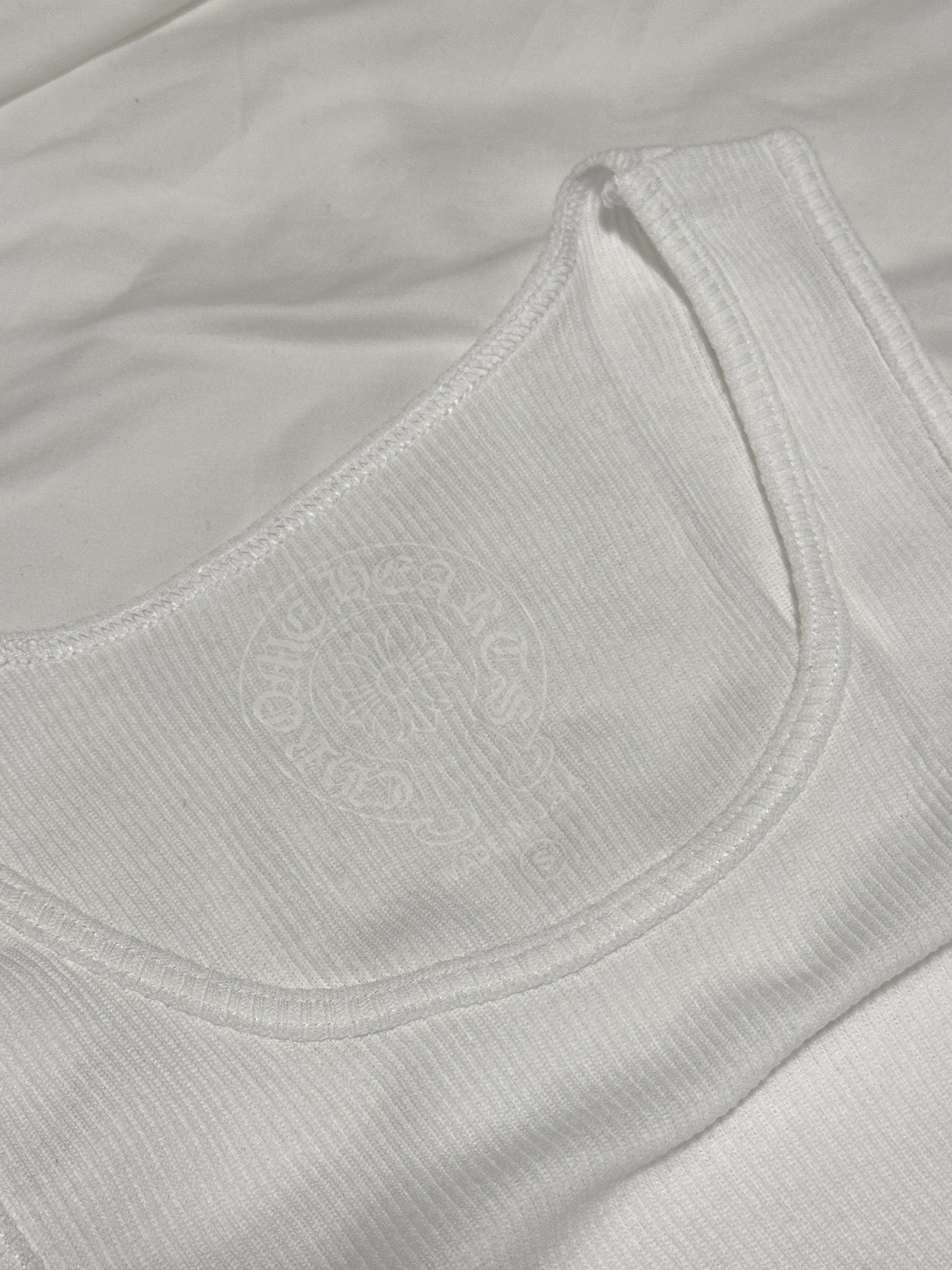 Chrome Hearts T Bar Rib Tank Pink and White Size US S / EU 44-46 / 1 - 6 Thumbnail