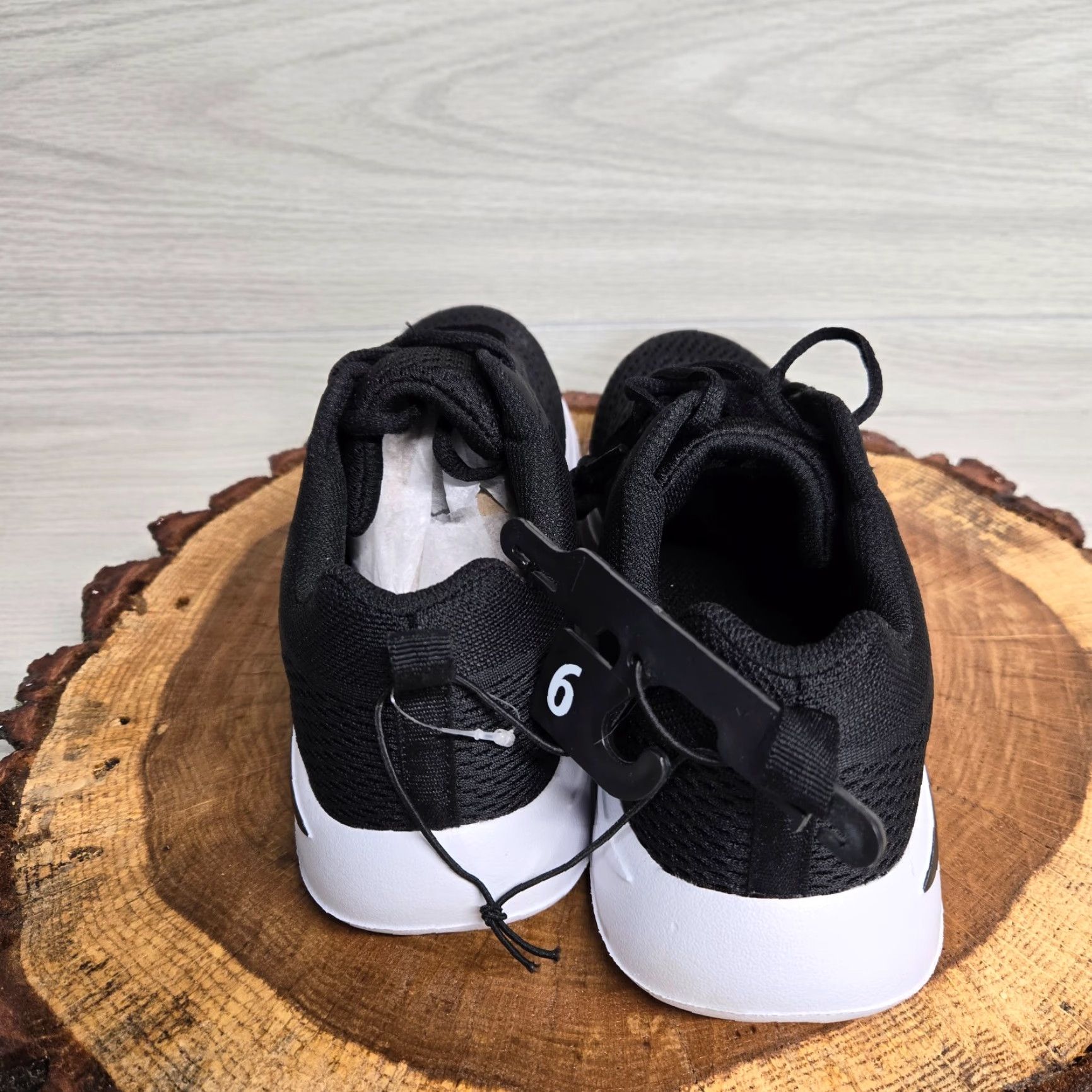 Athletic Works Athletic Works Sneaker Black Lifestyle Jogger Shoes Adult Women 9 Women Shoes Running Walking Black 9 Mens Girls Size 30" / US 8 / IT 44 - 4 Thumbnail