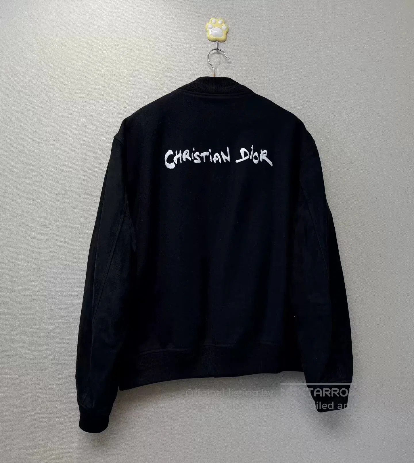 Dior dior black suede sleeve baseball jacket. Size US L / EU 52-54 / 3 - 4 Thumbnail