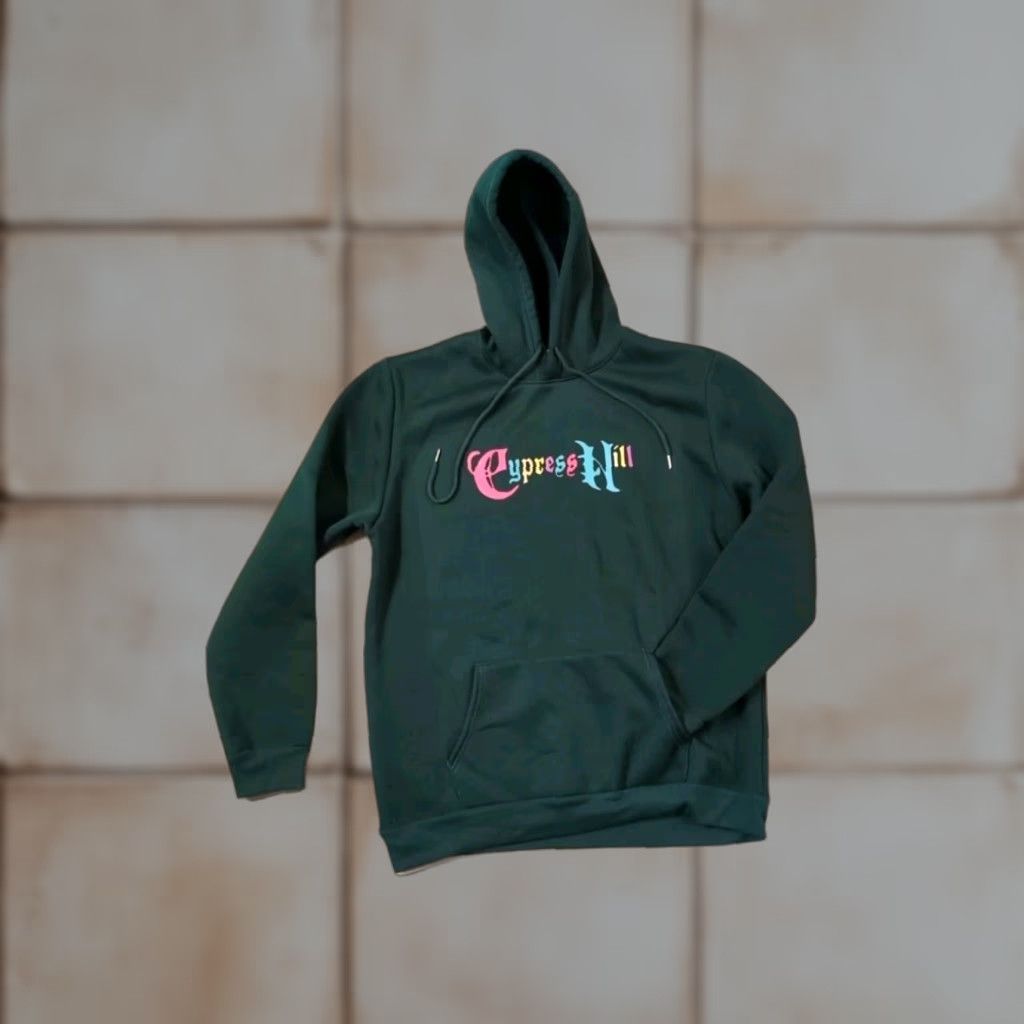 Vintage Cypress Hill Hoodie B-Real Sen Dog DJ Muggs West Coast hip hop 47" Chest L Green Hoodie Unbranded Unisex Adults Men's Women? Size US L / EU 52-54 / 3 - 1 Thumbnail