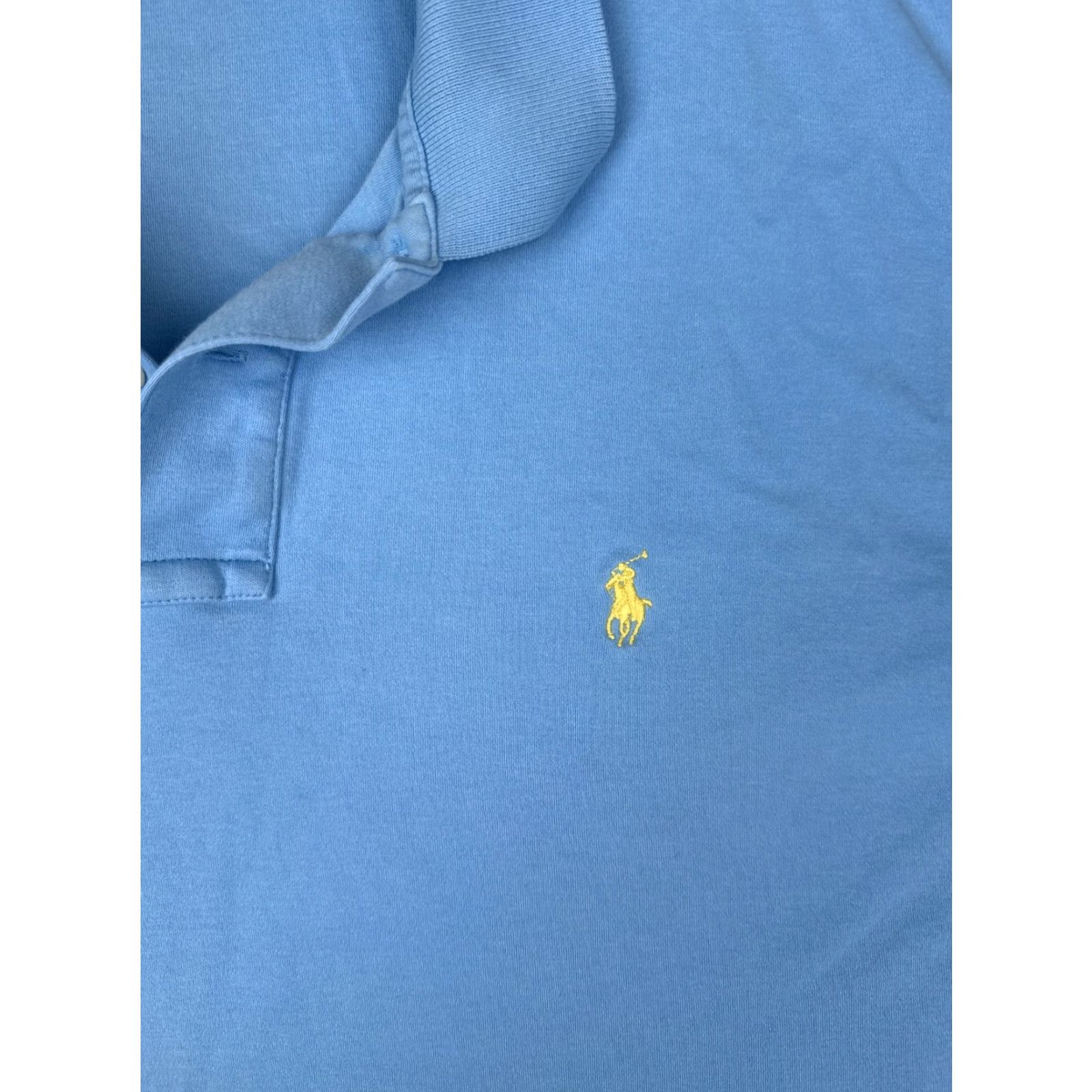 Ralph Lauren VINTAGE Ralph Lauren Polo Shirt Men XL Blue Short Sleeve 100% Cotton Polo Shirt Slim Fit 100% Cotton Logo Embroidered Button Collared Size US XL / EU 56 / 4 - 6 Thumbnail