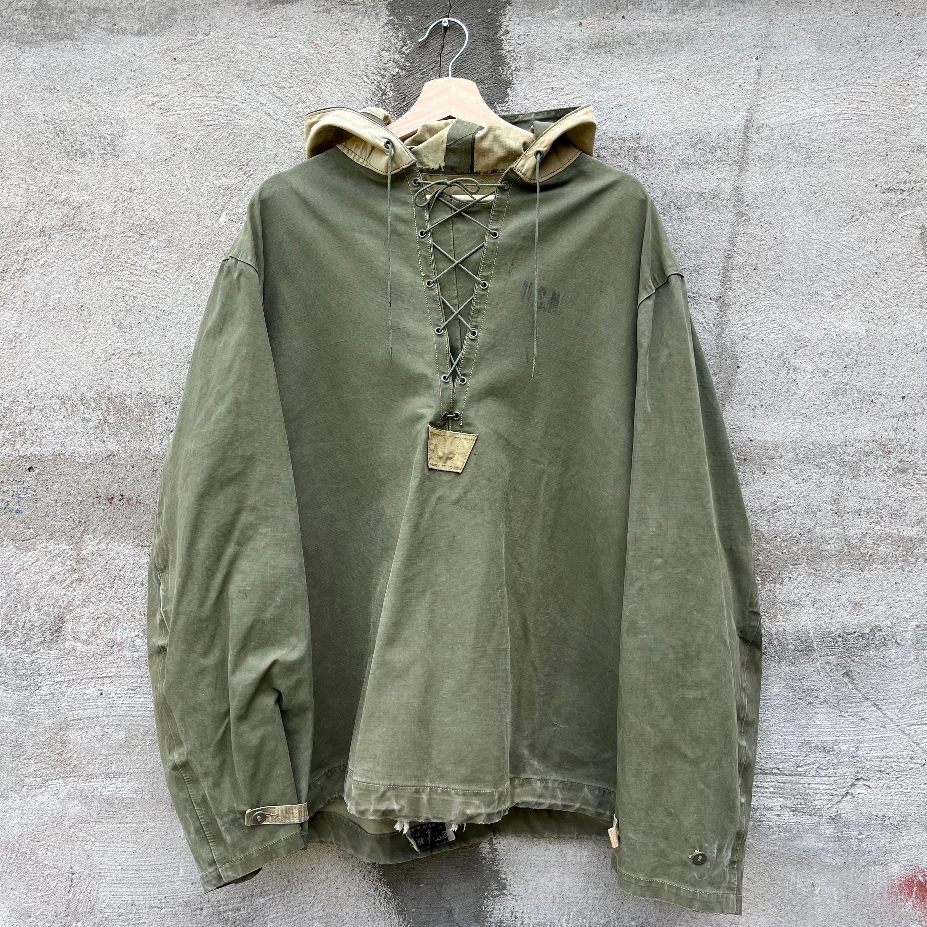 40's USN Two-Tone Foul Weather Anorak Jacket