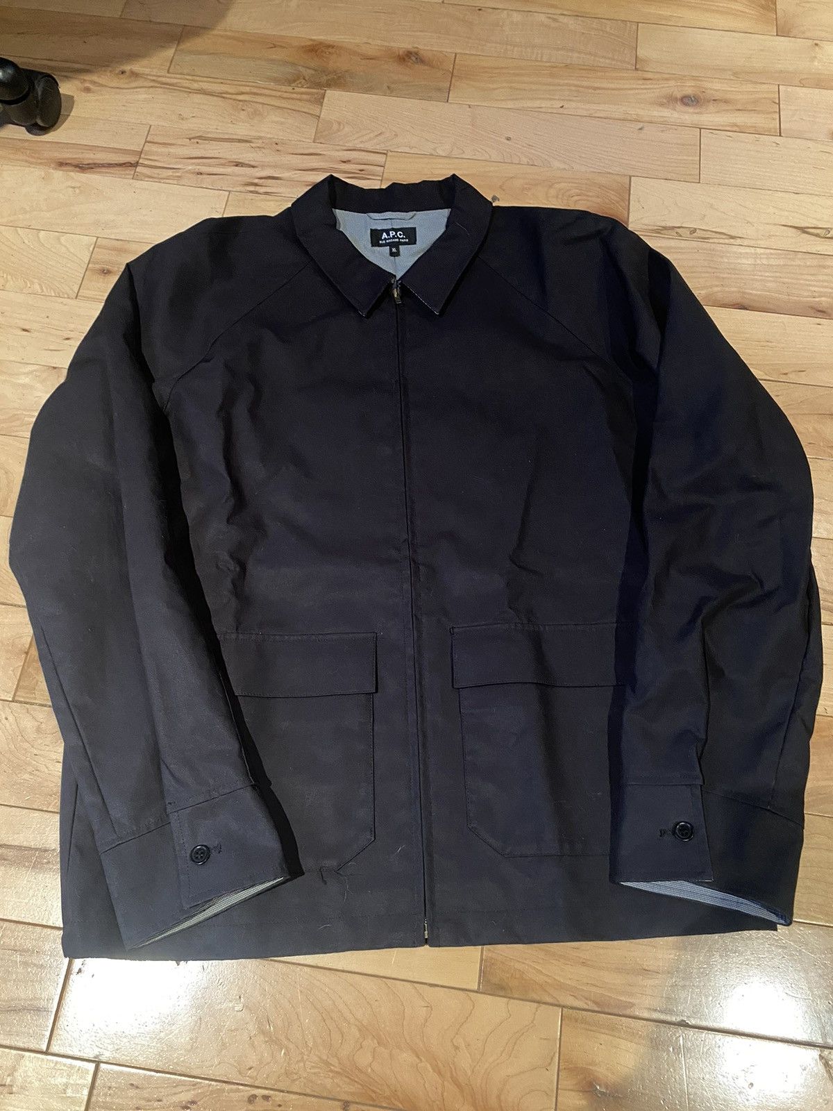 Gilles Shirt Work Jacket Harrington-Style Zip Up Coach