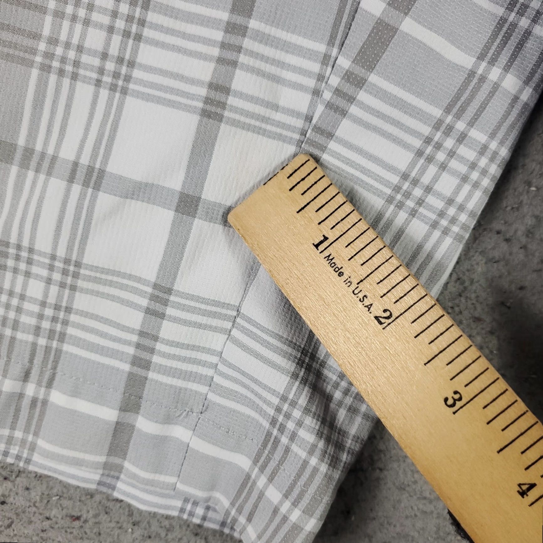 Nike Nike Shorts Mens Size 32 Gray Plaid Dri Fit Front Flat Chino Casual Golf Stain Free Stretch Pockets Front Zip Logo Brand Nike Men Regular Size US 32 / EU 48 - 7 Thumbnail