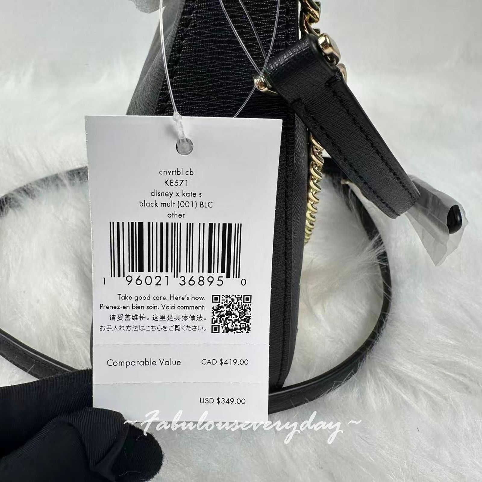 Kate Spade Kate Spade X Disney Beauty The Beast Convertible Crossbody Size ONE SIZE - 5 Thumbnail