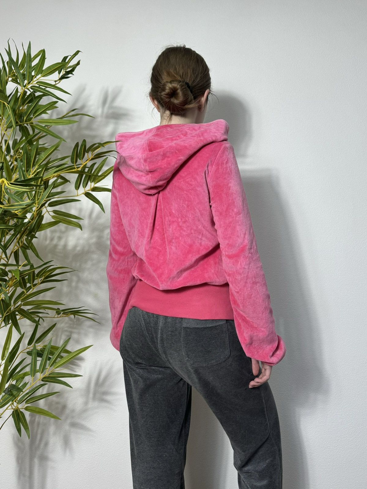Nike VINTAGE NIKE VELOUR PINK WMNS ZIP HOODIE Size XS / US 0-2 / IT 36-38 - 5 Thumbnail