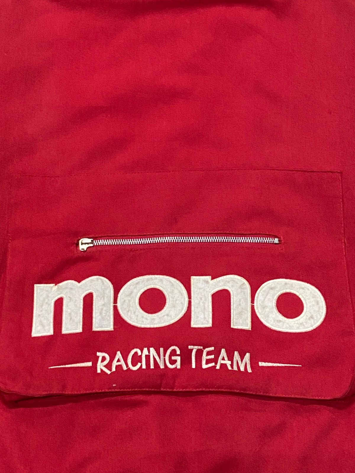 Japanese Brand × Vintage Vintage Mono Racing Team Zip Up Hoodie Jacket Size US L / EU 52-54 / 3 - 11 Thumbnail