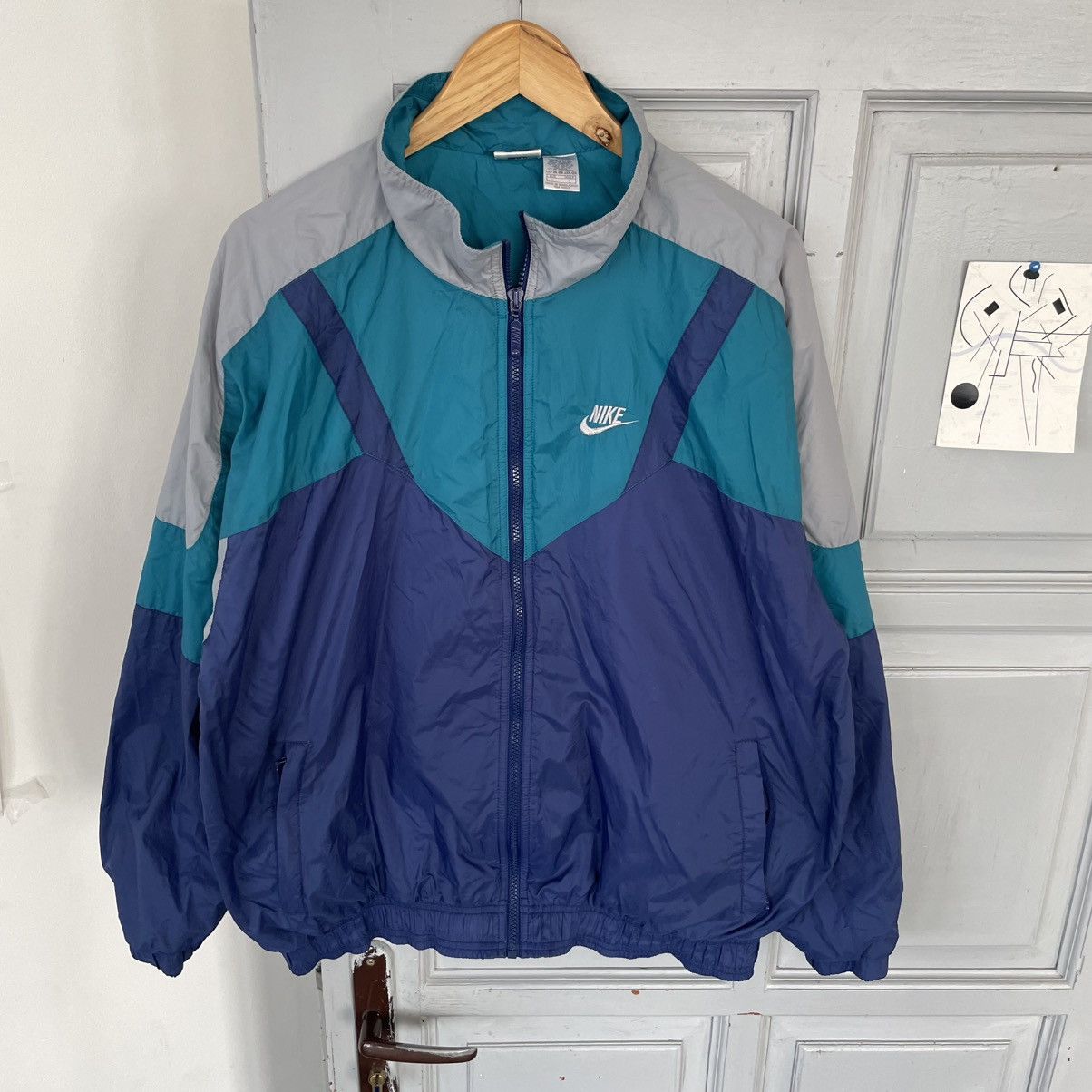 Nike Vintage Nike 90’s Tracksuit zip-up Jacket y2k size L Size US L / EU 52-54 / 3 - 5 Thumbnail